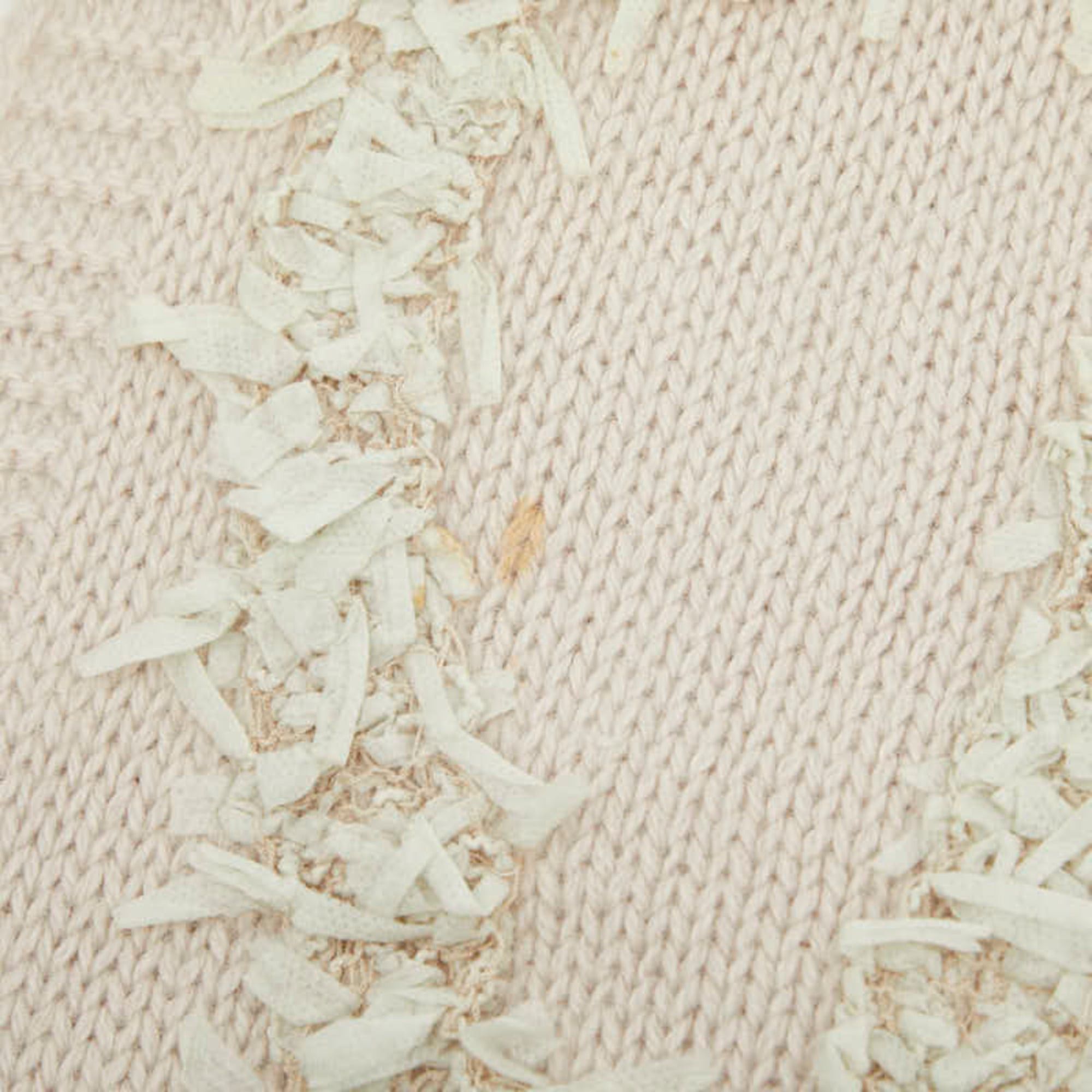 Dior Christian Dior Dior scarf in pink beige with angora and nylon for women. Size ONE SIZE - 4 Thumbnail
