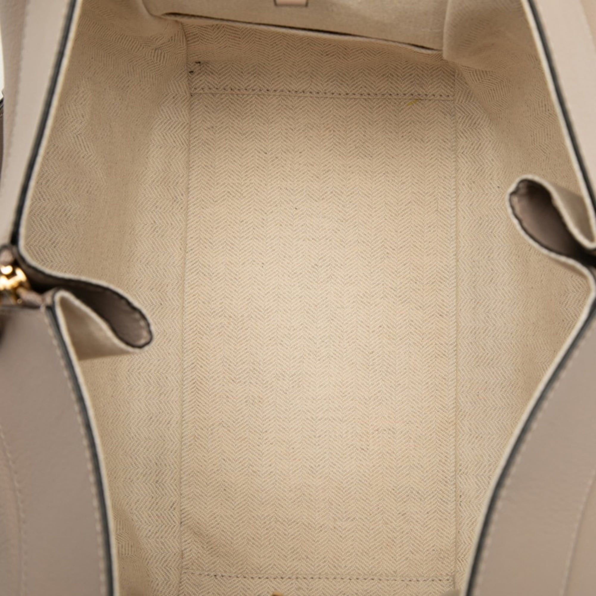 Loewe LOEWE Hammock Small Handbag/Shoulder Bag, 2-Way, Beige Leather, Women's Size ONE SIZE - 4 Thumbnail