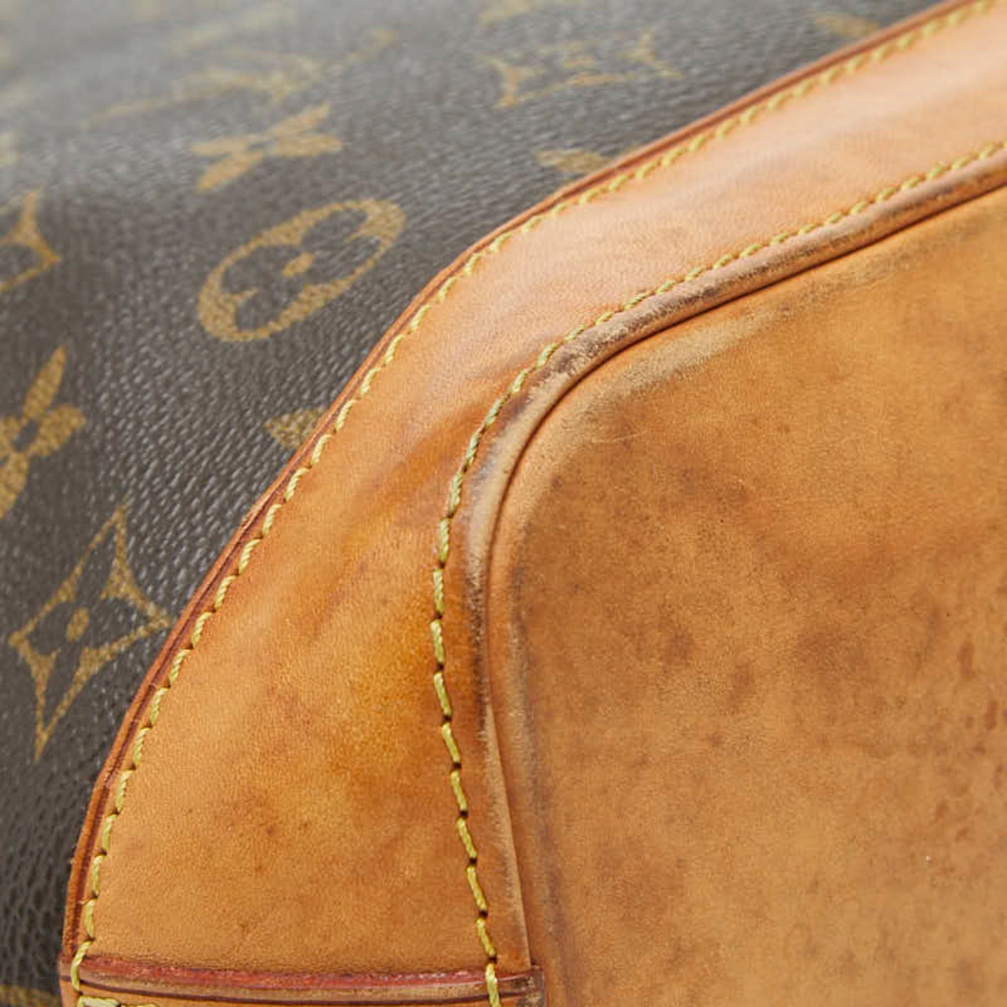 Louis Vuitton Louis Vuitton Monogram Lockit Handbag M40102 Brown Leather Women's LOUIS VUITTON Size ONE SIZE - 5 Thumbnail