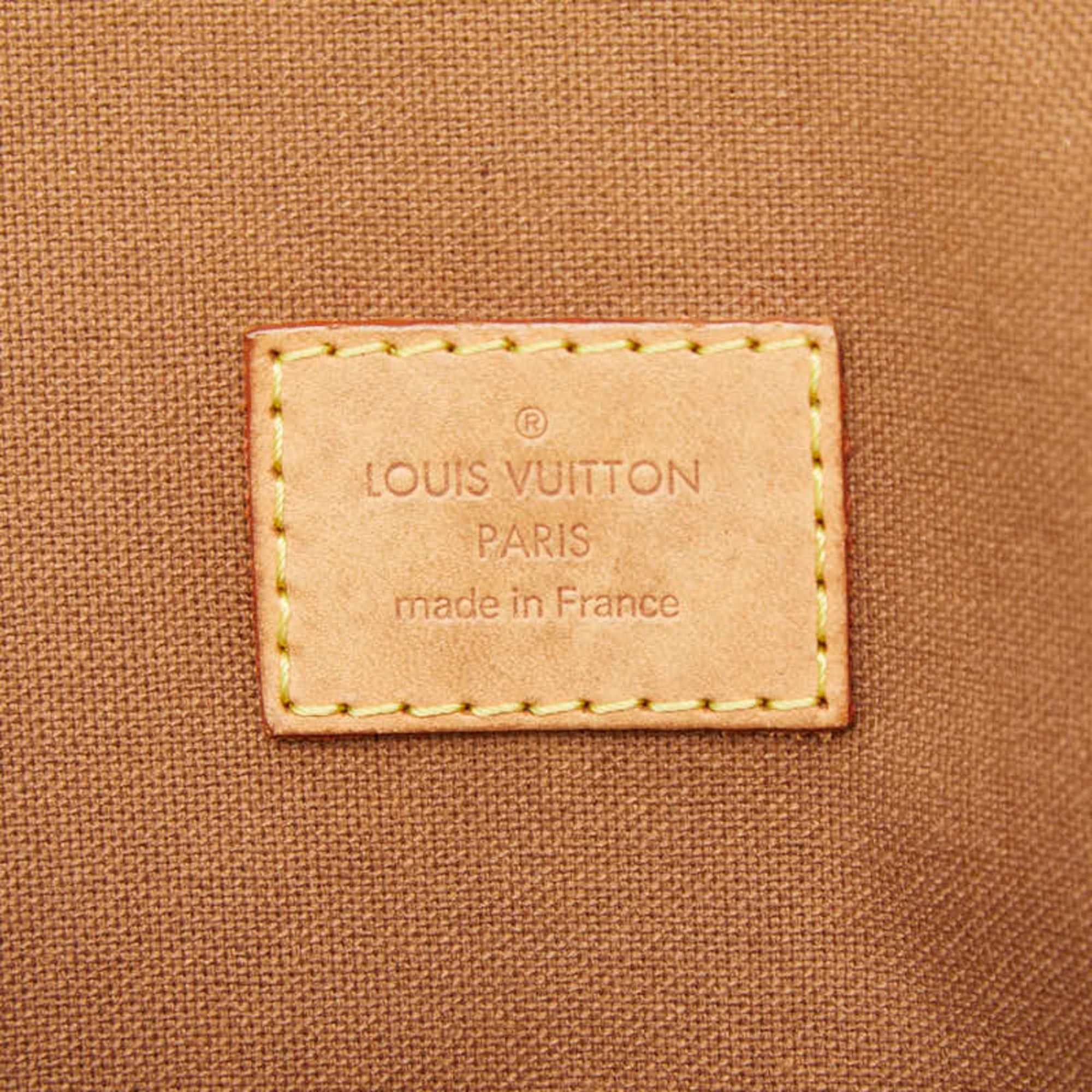 Louis Vuitton Louis Vuitton Monogram Lockit Handbag M40102 Brown Leather Women's LOUIS VUITTON Size ONE SIZE - 10 Thumbnail