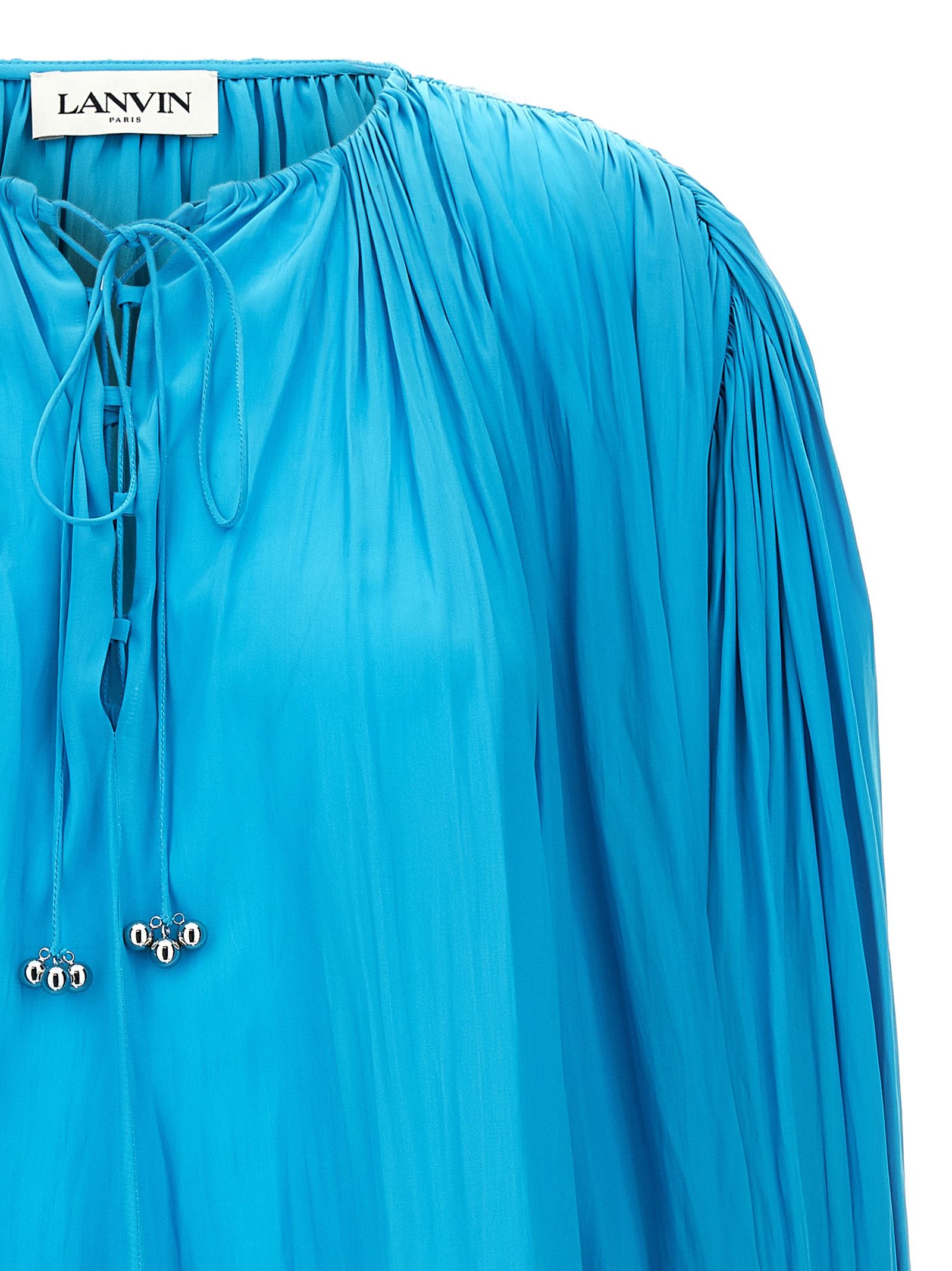 Lanvin Wide Blouse Size XS / US 0-2 / IT 36-38 - 3 Thumbnail