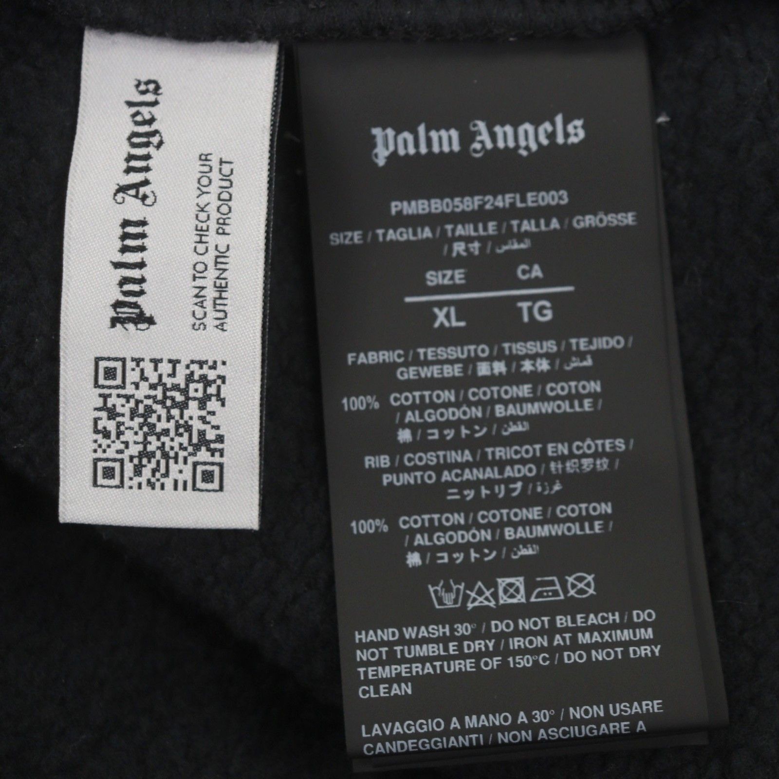 Palm Angels Palm Angels Palm Angels College logo Cotton Hoodie Textile Sweatshirts & Hoodies DUTY FREE for USA Size ONE SIZE - 7 Thumbnail