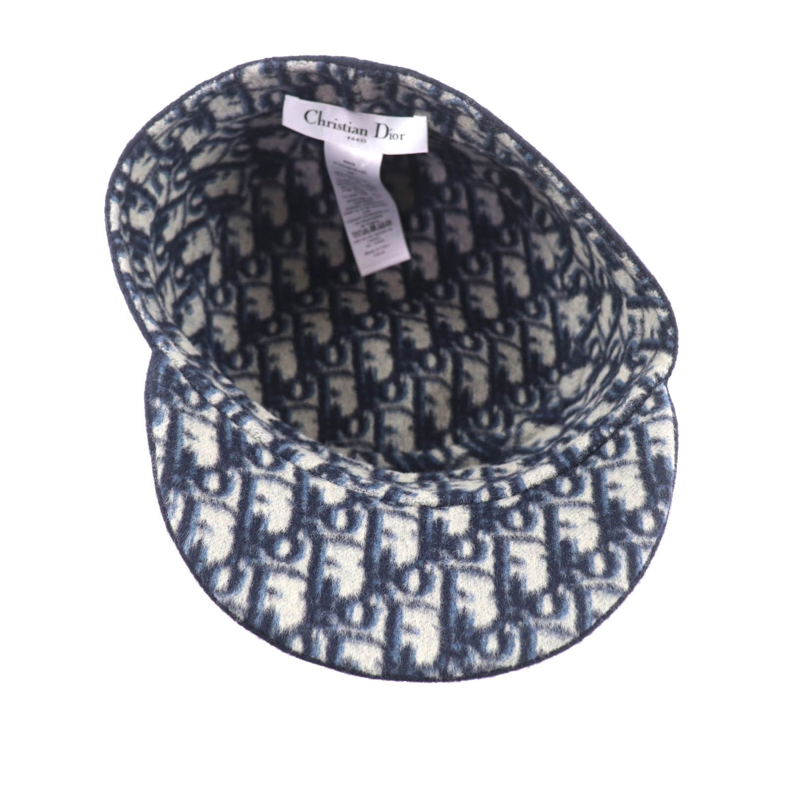 Dior Dior Christian Dior Casquette Oblique Wool Cap Textile Hats 21DCH918I100 DUTY FREE for USA Size ONE SIZE - 4 Thumbnail