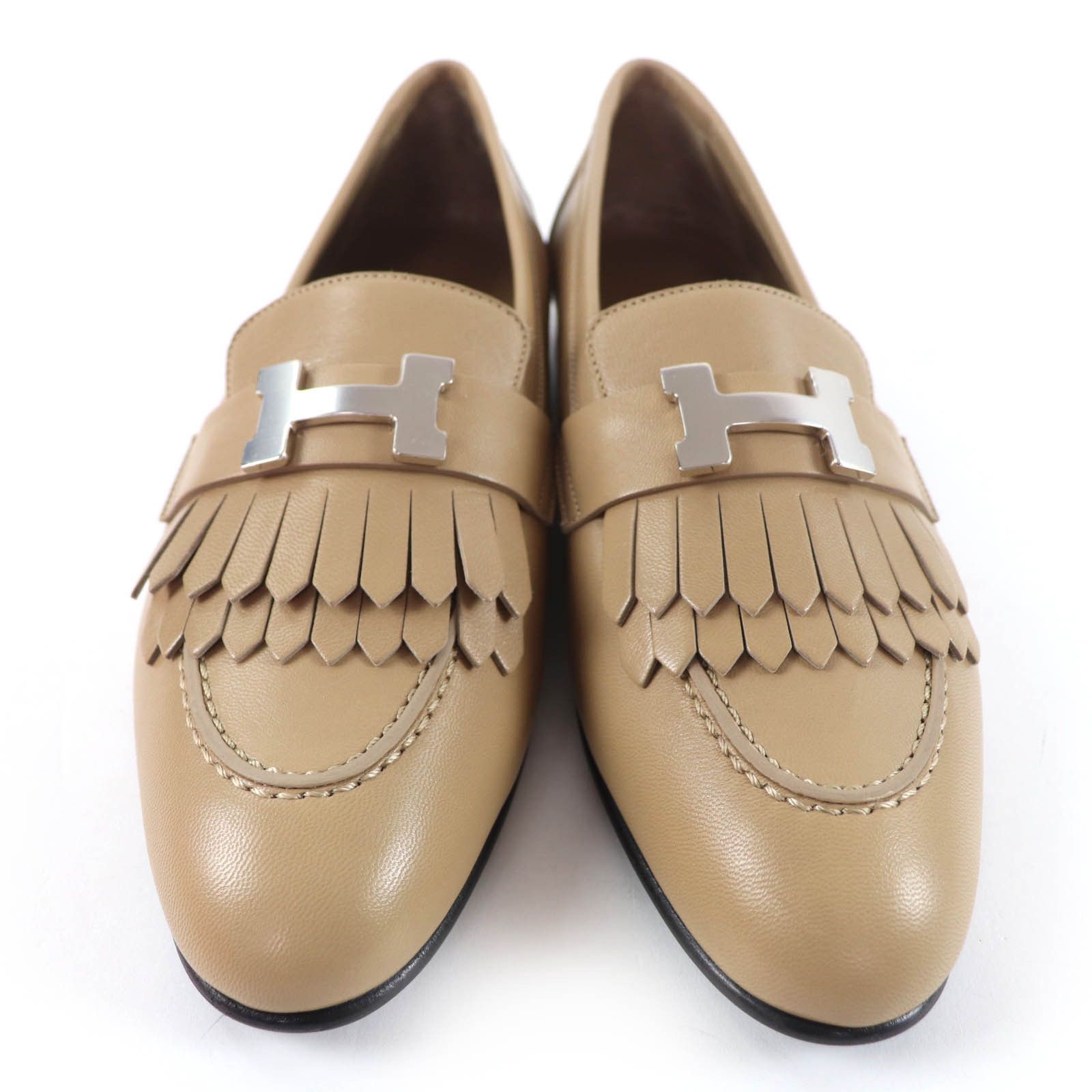 Hermes Hermes Hermès Moccasin Royale Constance Leather Loafers Leather Shoes DUTY FREE for USA Size ONE SIZE - 4 Thumbnail