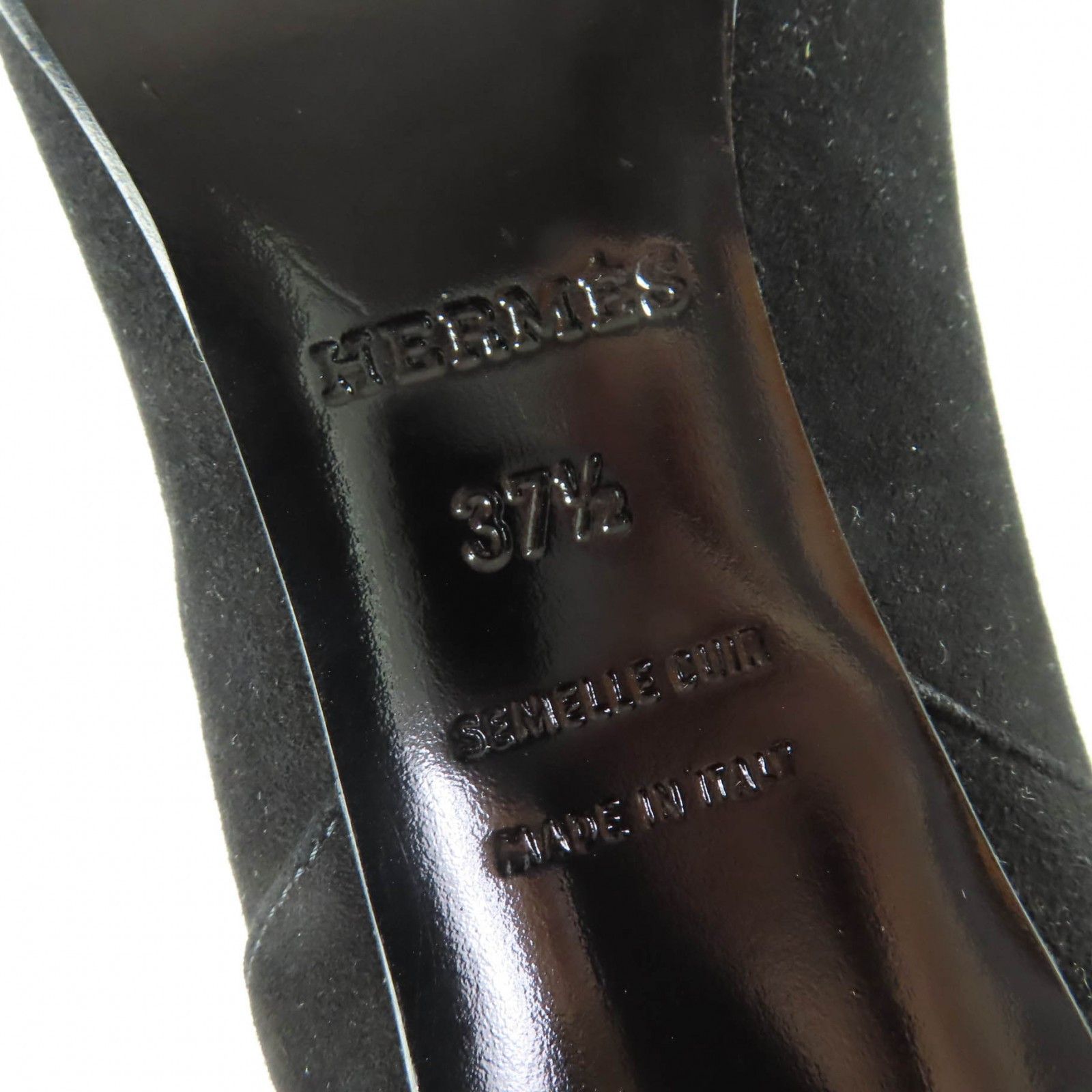Hermes Hermes Hermès BOHEME Suede leather Silk Ribbon Knee-high Boots 37.5 Leather Shoes DUTY FREE for USA Size ONE SIZE - 10 Thumbnail