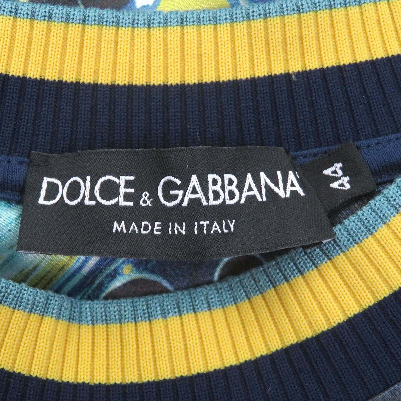Dolce & Gabbana Dolce & Gabbana Dolce&Gabbana Long-sleeved T-shirt Polyester Elastane T-shirt Plastic / Synthetic Tops DUTY FREE for USA Size ONE SIZE - 5 Thumbnail