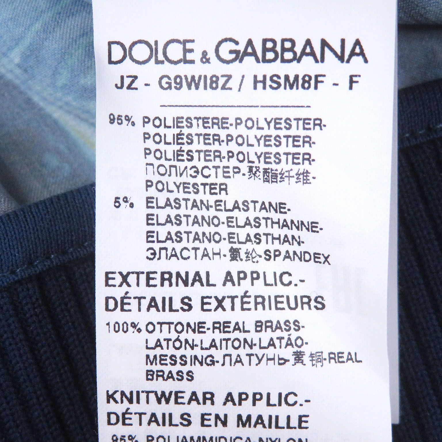 Dolce & Gabbana Dolce & Gabbana Dolce&Gabbana Long-sleeved T-shirt Polyester Elastane T-shirt Plastic / Synthetic Tops DUTY FREE for USA Size ONE SIZE - 6 Thumbnail
