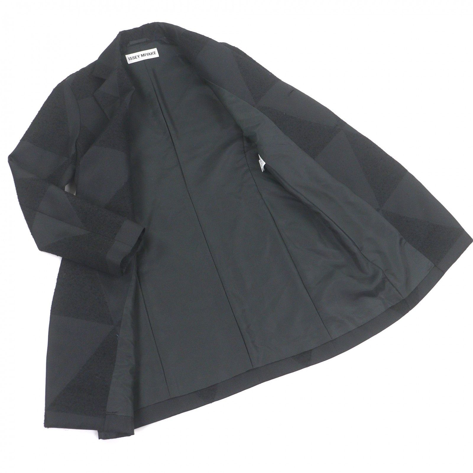 Issey Miyake Issey Miyake ISSEY MIYAKE Chester Wool Blend Coat Textile Outerwear DUTY FREE for USA Size ONE SIZE - 3 Thumbnail