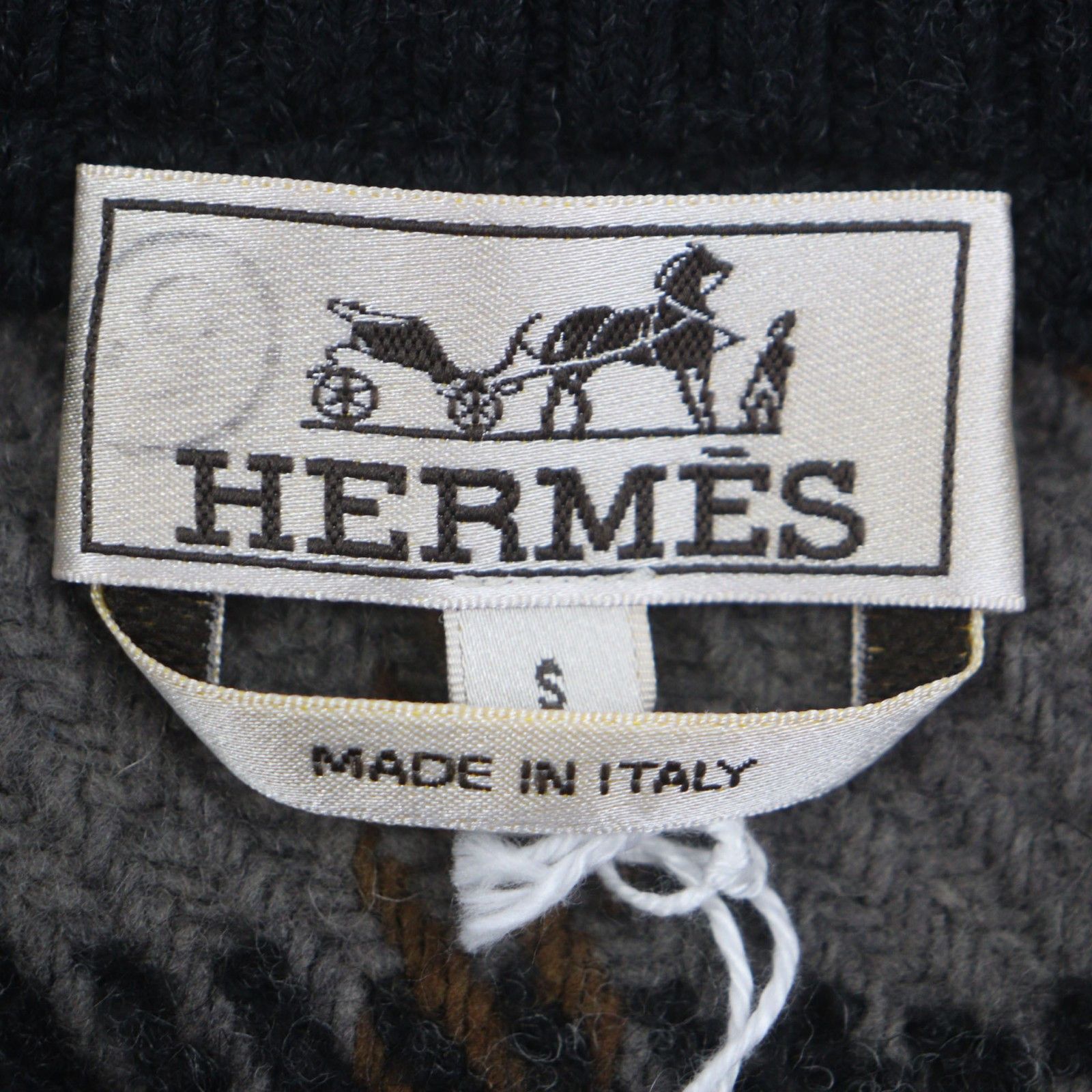 Hermes Hermes Hermès S Wool Knitwear Textile Tops DUTY FREE for USA Size ONE SIZE - 5 Thumbnail