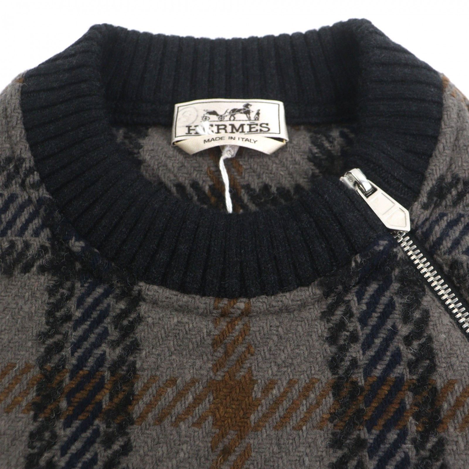 Hermes Hermes Hermès S Wool Knitwear Textile Tops DUTY FREE for USA Size ONE SIZE - 2 Thumbnail