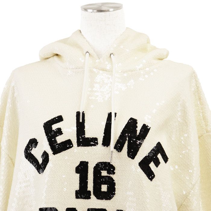 Celine Celine Celine 16 Sweatshirt Spangle Hoodie Textile Sweatshirts & Hoodies DUTY FREE for USA Size ONE SIZE - 2 Thumbnail
