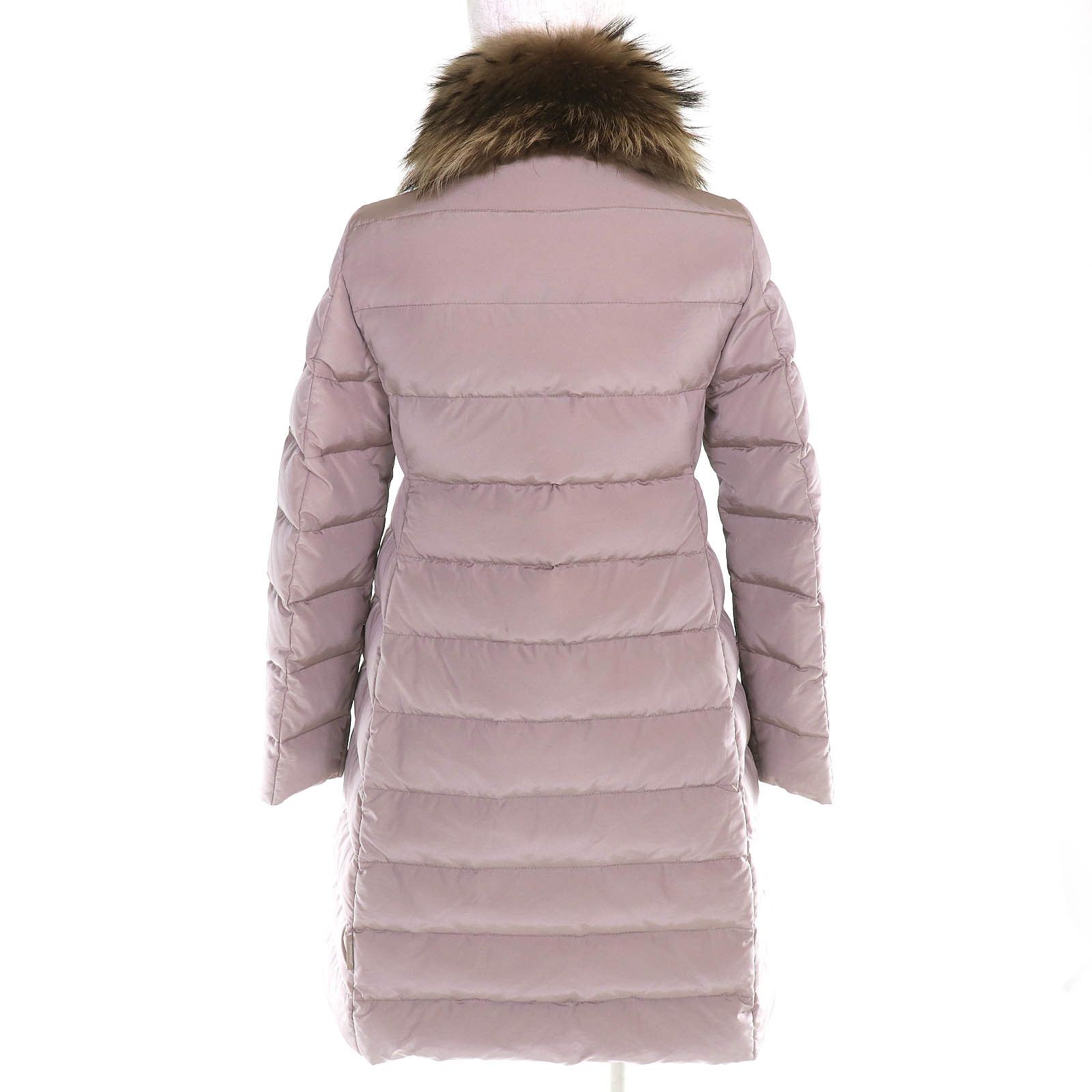 Moncler Moncler Moncler LEMMING Sheepskin Raccoon Fur Down Coat Textile Outerwear DUTY FREE for USA Size ONE SIZE - 3 Thumbnail