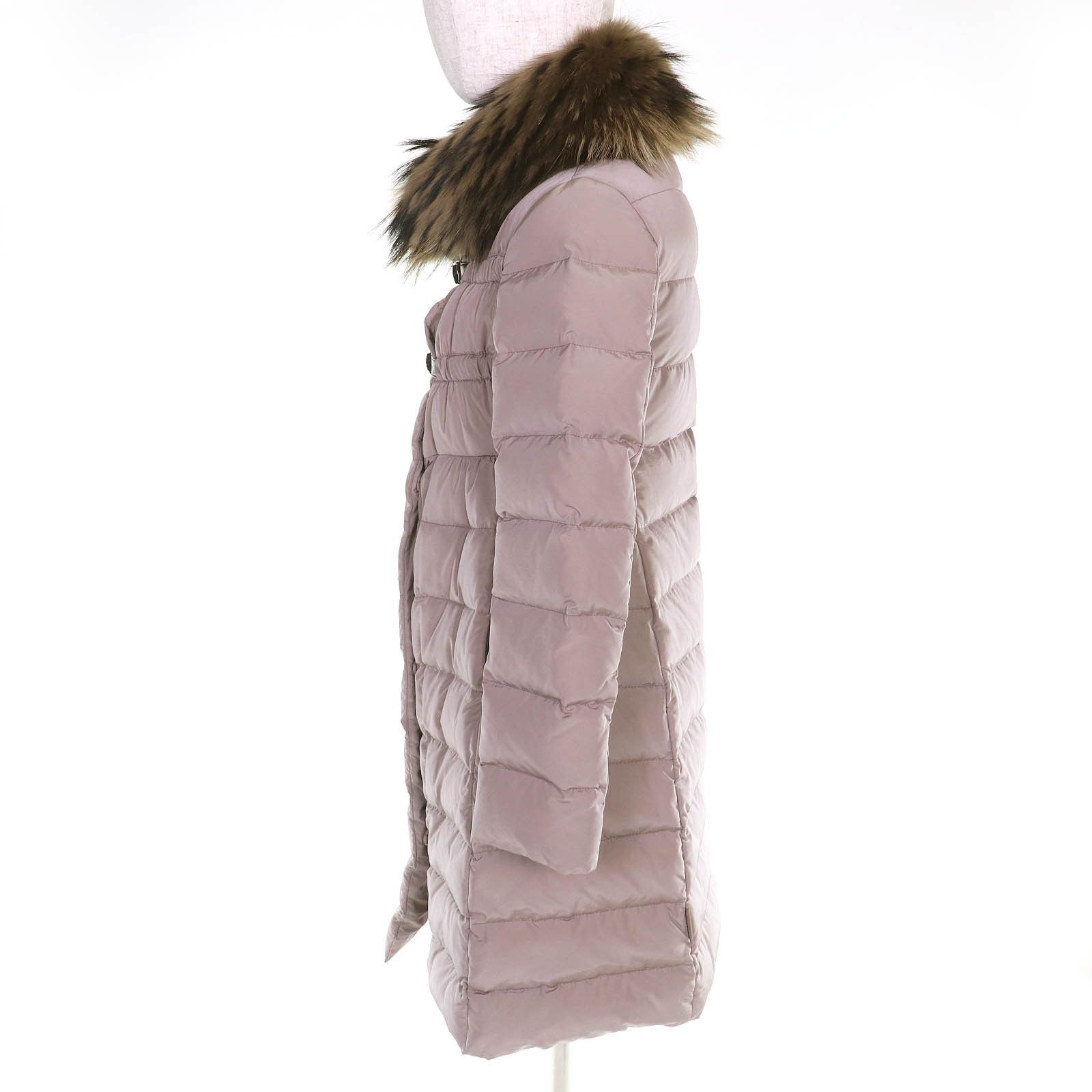 Moncler Moncler Moncler LEMMING Sheepskin Raccoon Fur Down Coat Textile Outerwear DUTY FREE for USA Size ONE SIZE - 2 Thumbnail
