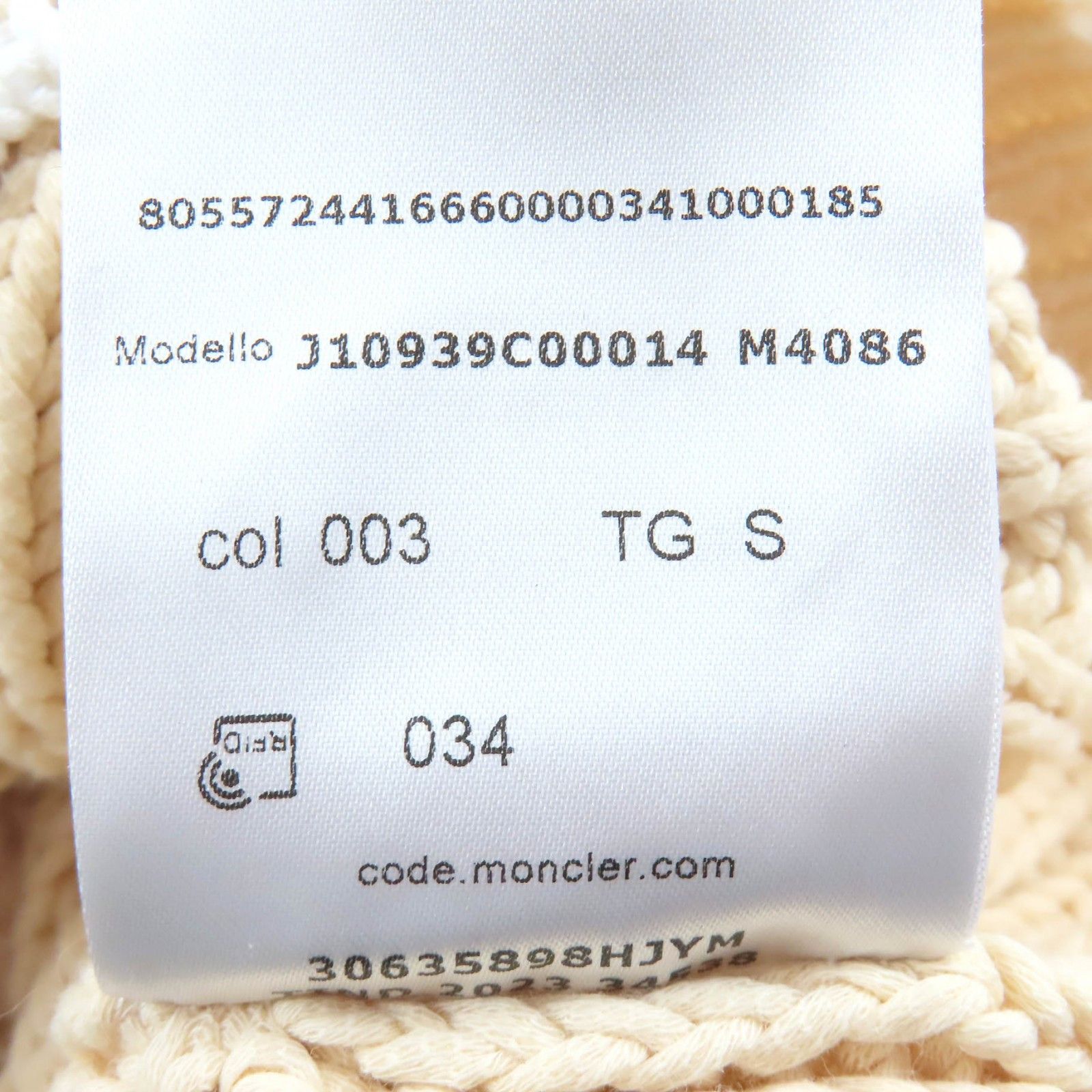 Moncler Moncler Moncler GIROCOLLO TRICOT Cotton Knit Top Textile Tops DUTY FREE for USA Size ONE SIZE - 10 Thumbnail
