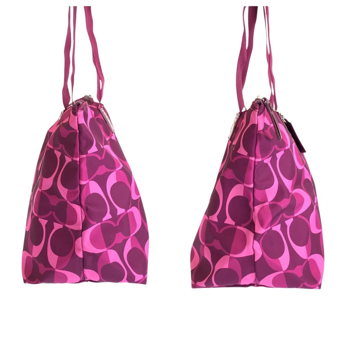 Coach Coach Coach Signature Nylon 2way Tote Bag Textile Shoulder Bag DUTY FREE for USA Size ONE SIZE - 7 Thumbnail