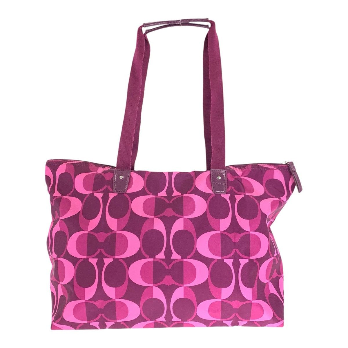 Coach Coach Coach Signature Nylon 2way Tote Bag Textile Shoulder Bag DUTY FREE for USA Size ONE SIZE - 2 Thumbnail