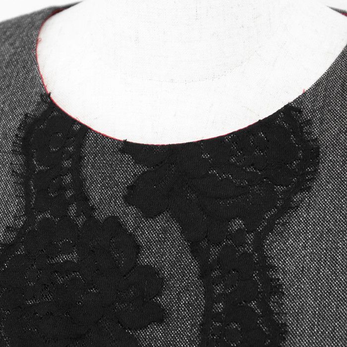 Dolce & Gabbana Dolce & Gabbana Dolce&Gabbana Flower Lace Wool Cotton Dress Textile Dresses DUTY FREE for USA Size ONE SIZE - 12 Thumbnail