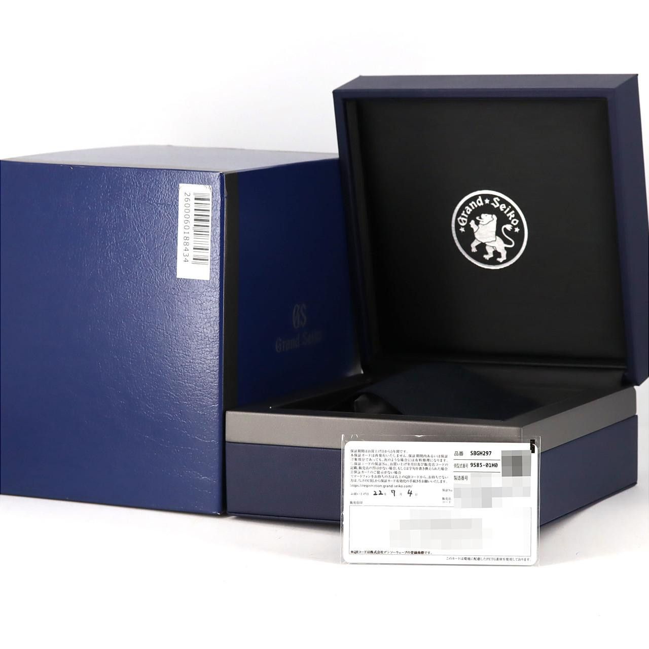 Seiko Seiko Seiko Grand Seiko Heritage Collection GINZA LIMITED Stainless Steel Metal Automatic 9S85-01H0/SBGH297 DUTY FREE for USA Size ONE SIZE - 9 Thumbnail