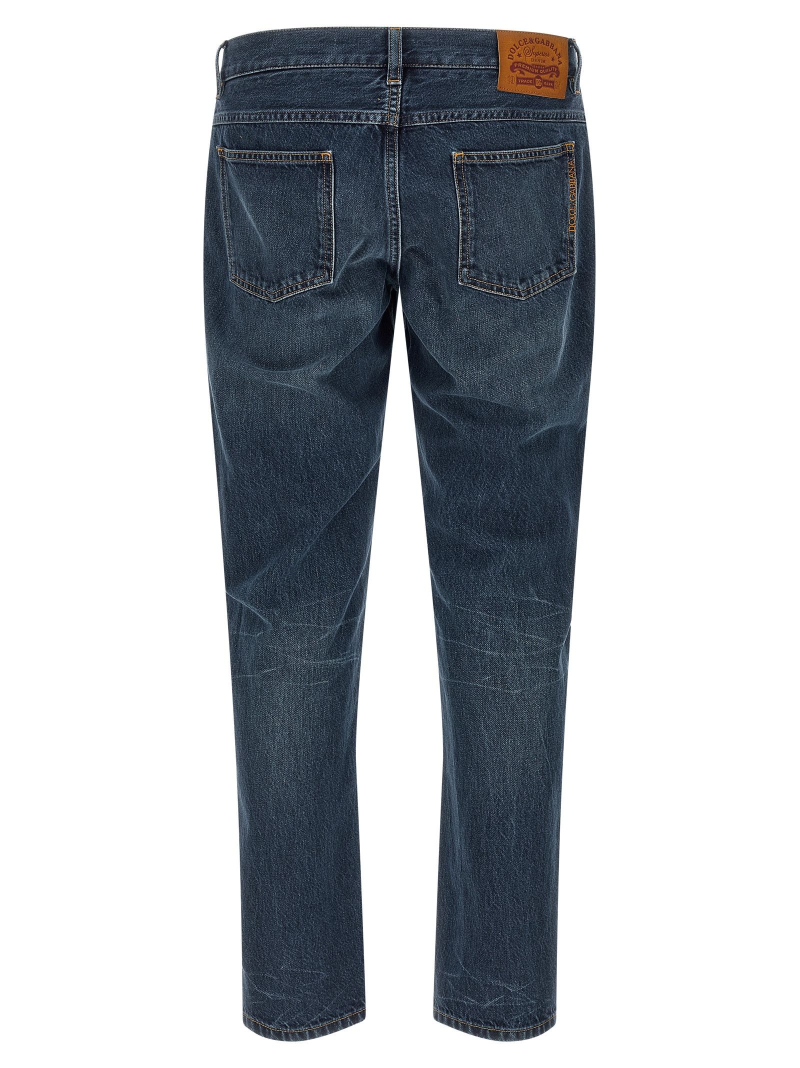 Dolce & Gabbana Logo Embroidery Jeans Size US 34 / EU 50 - 2 Thumbnail