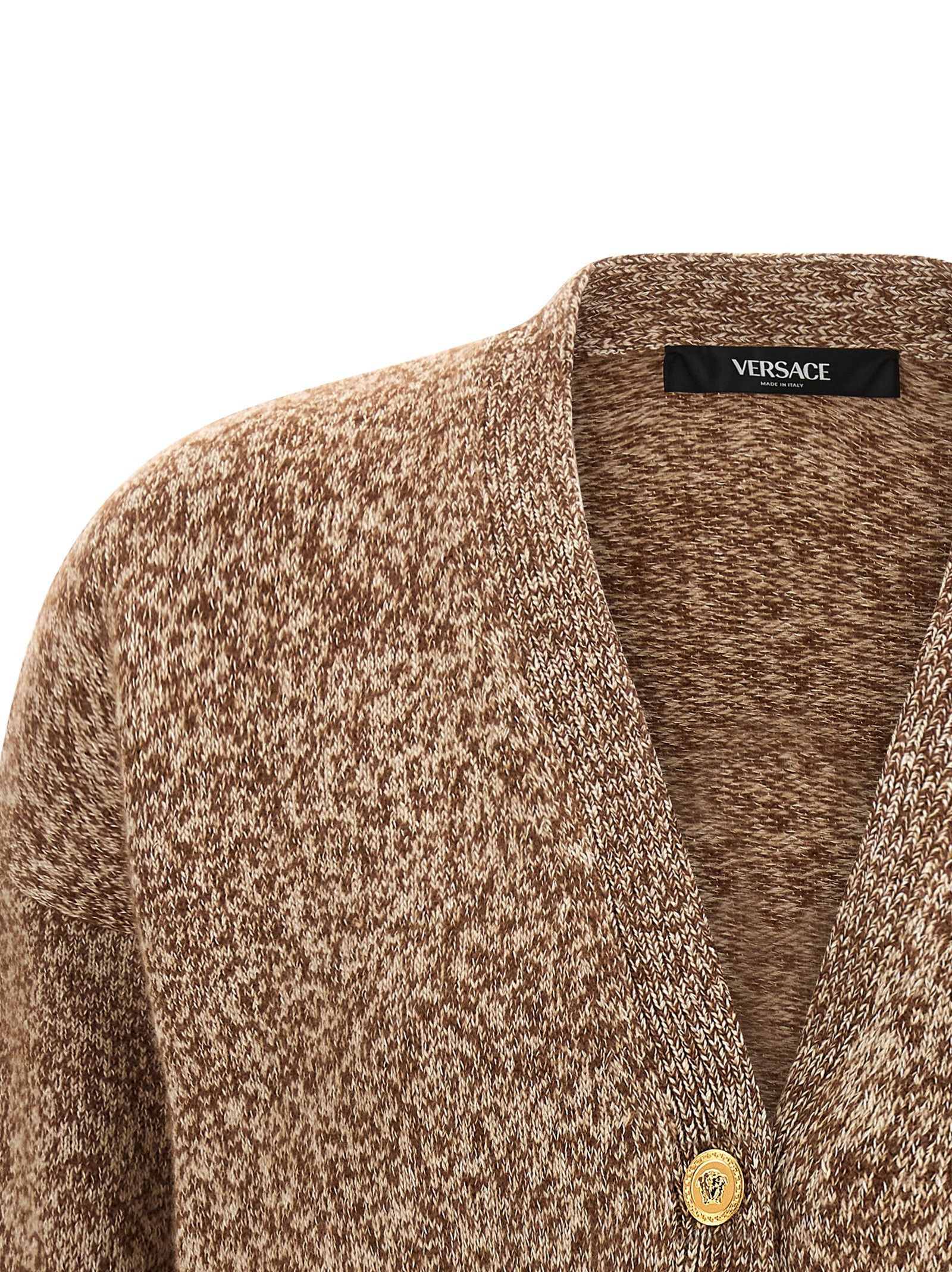 Versace 'Medusa '95' Button Cardigan Size M / US 6-8 / IT 42-44 - 3 Thumbnail