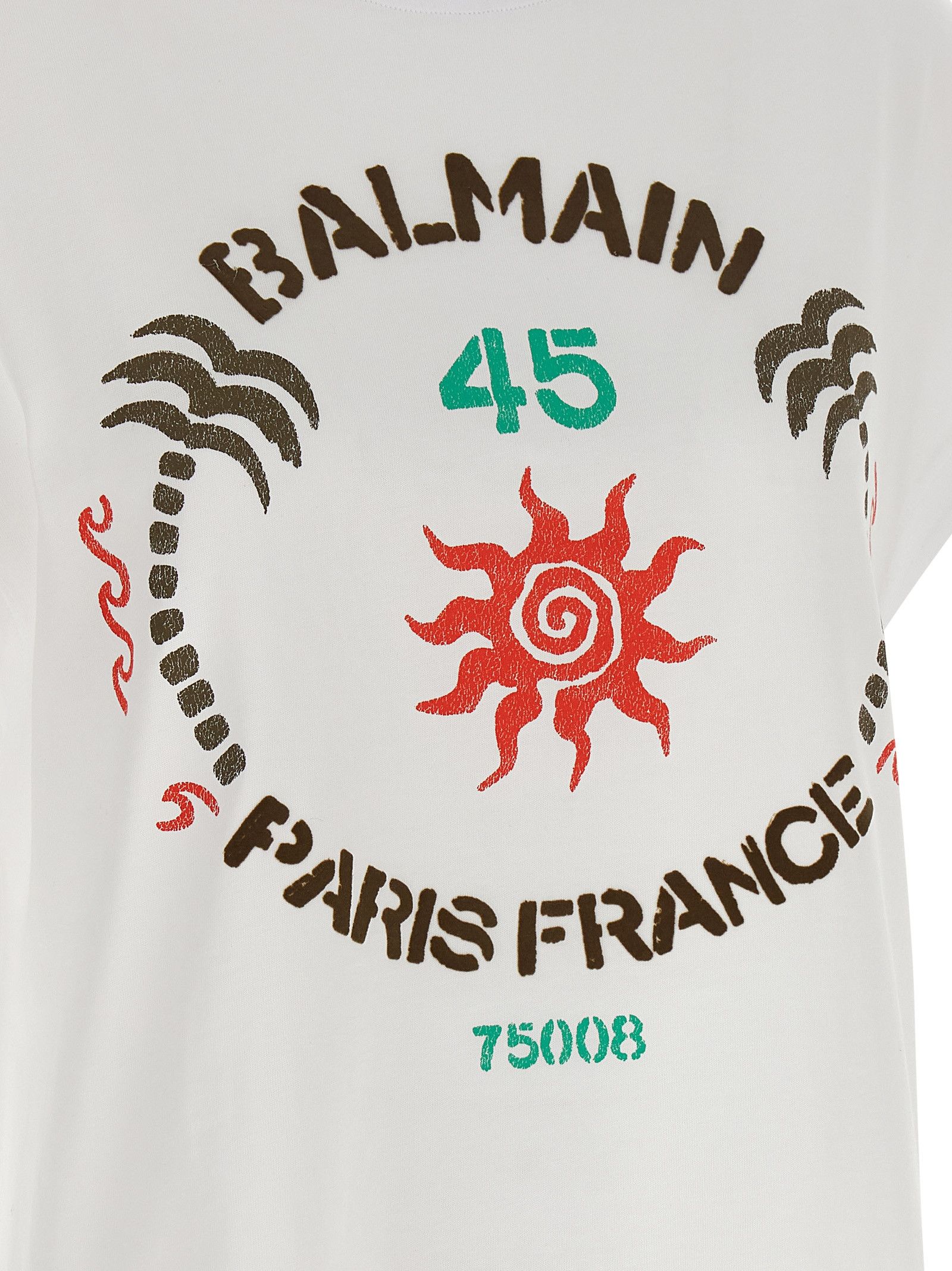 \'Club 45\' Print T-Shirt