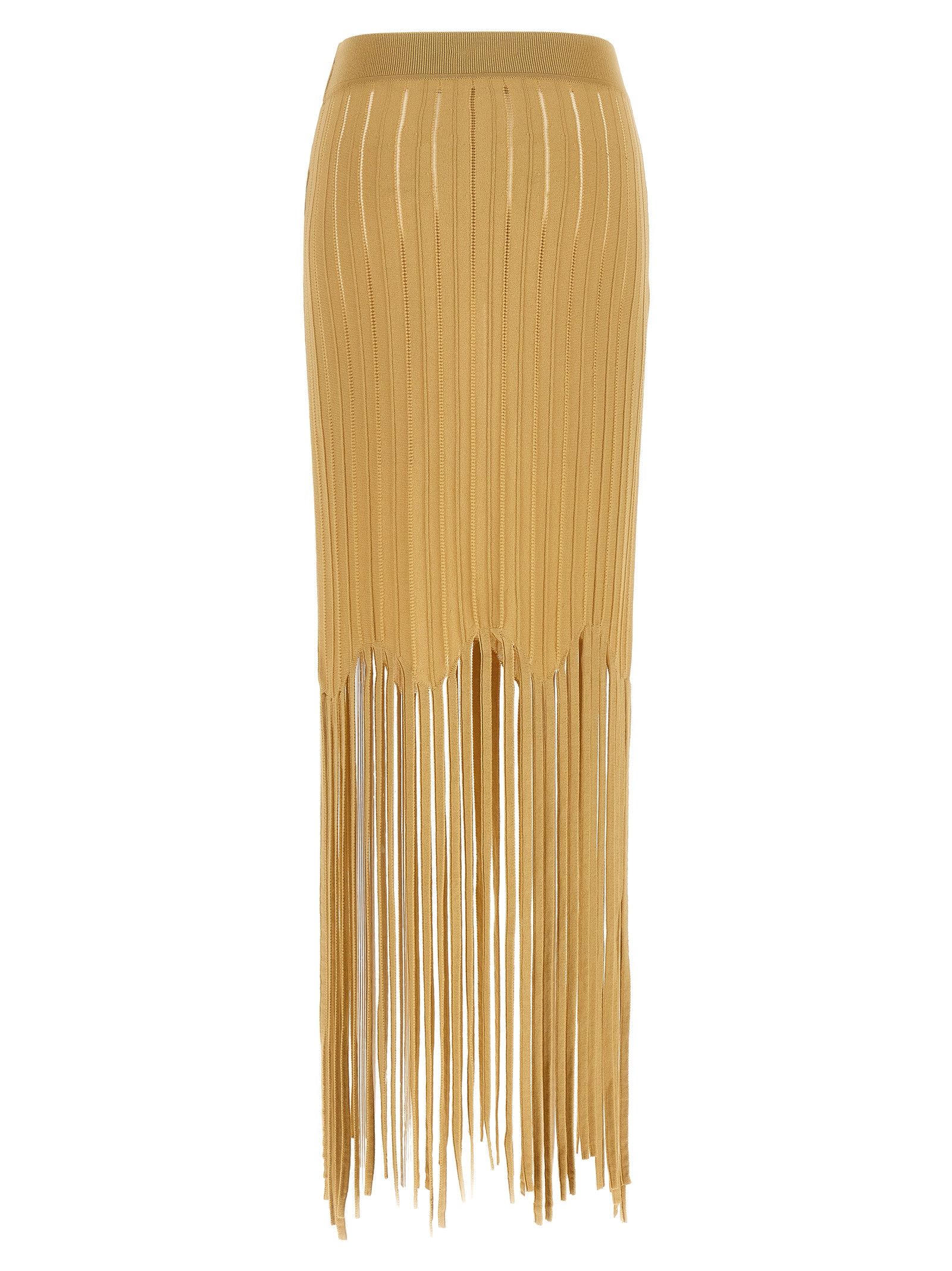Balmain Fringed Skirt Size 26" / US 2 / IT 38 - 2 Thumbnail