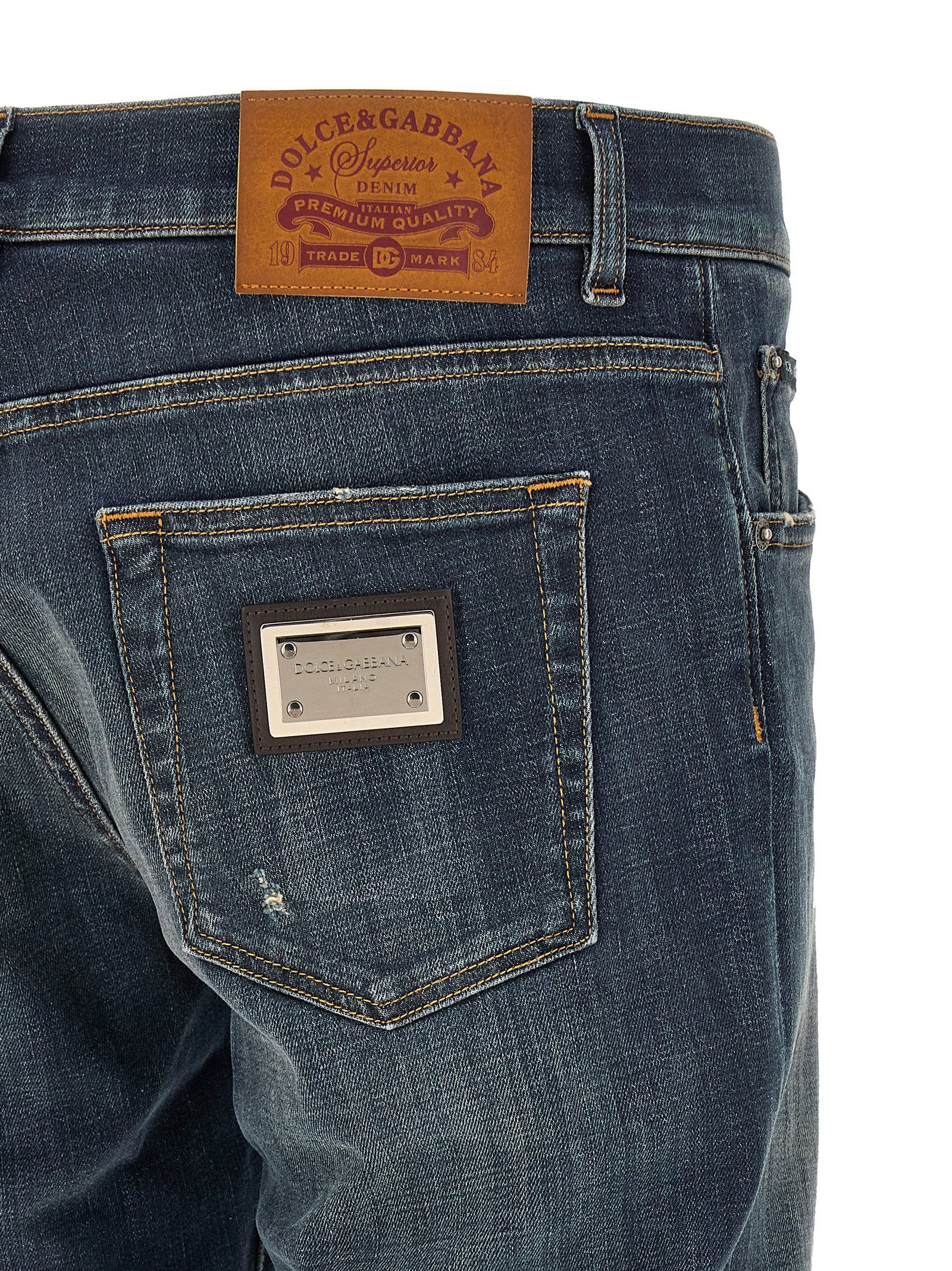 Dolce & Gabbana Used Effect Jeans Size US 36 / EU 52 - 4 Thumbnail