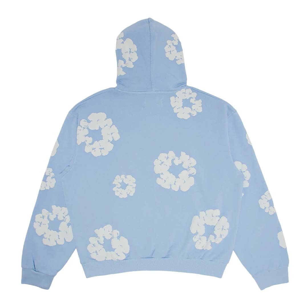 DENIM TEARS The Cotton Wreath Hoodie 'Powder Blue' Size US XL / EU 56 / 4 - 2 Thumbnail