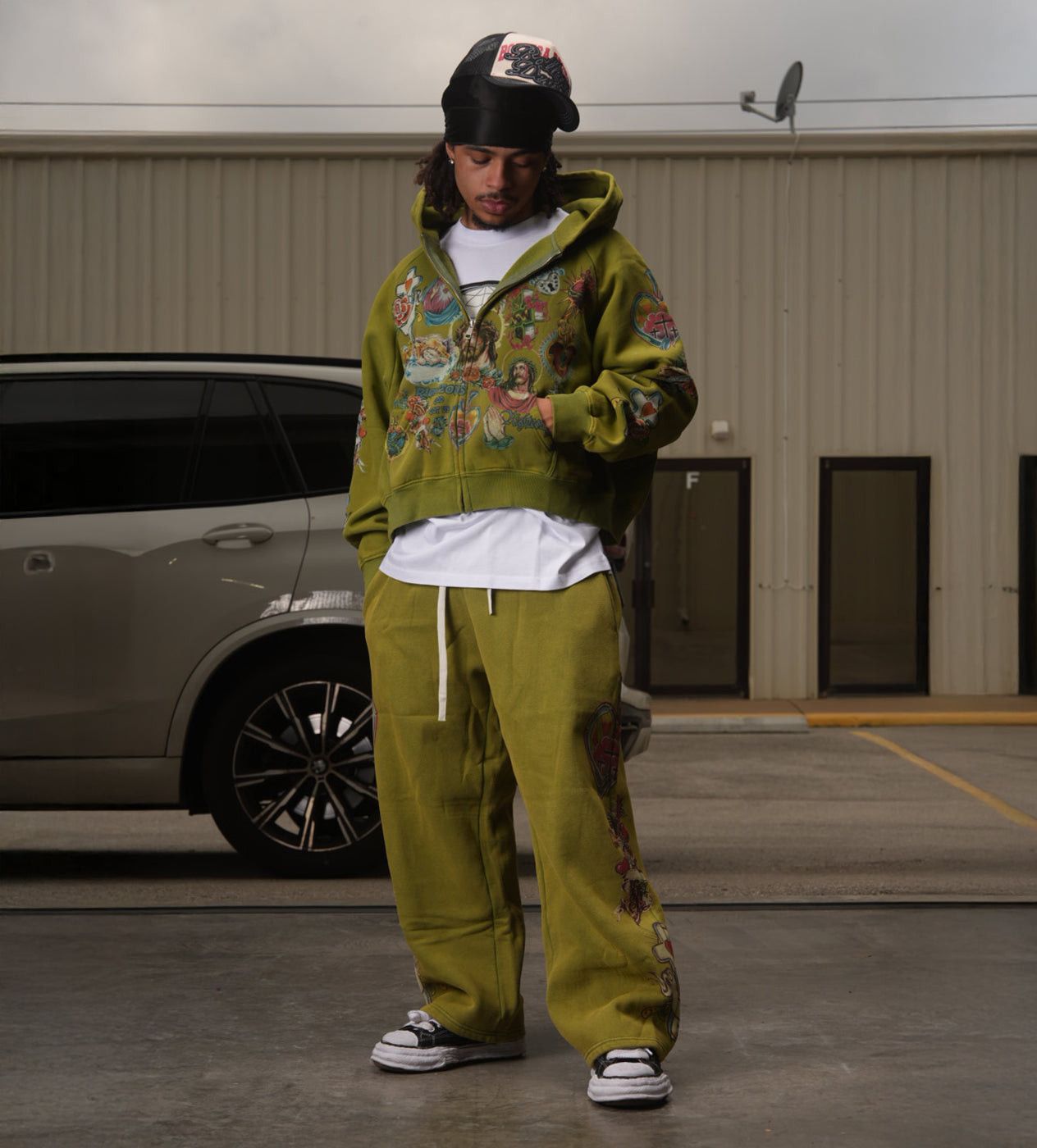 Other Righteous Risen King Zip Up Hoodie Green Size US XS / EU 42 / 0 - 3 Thumbnail