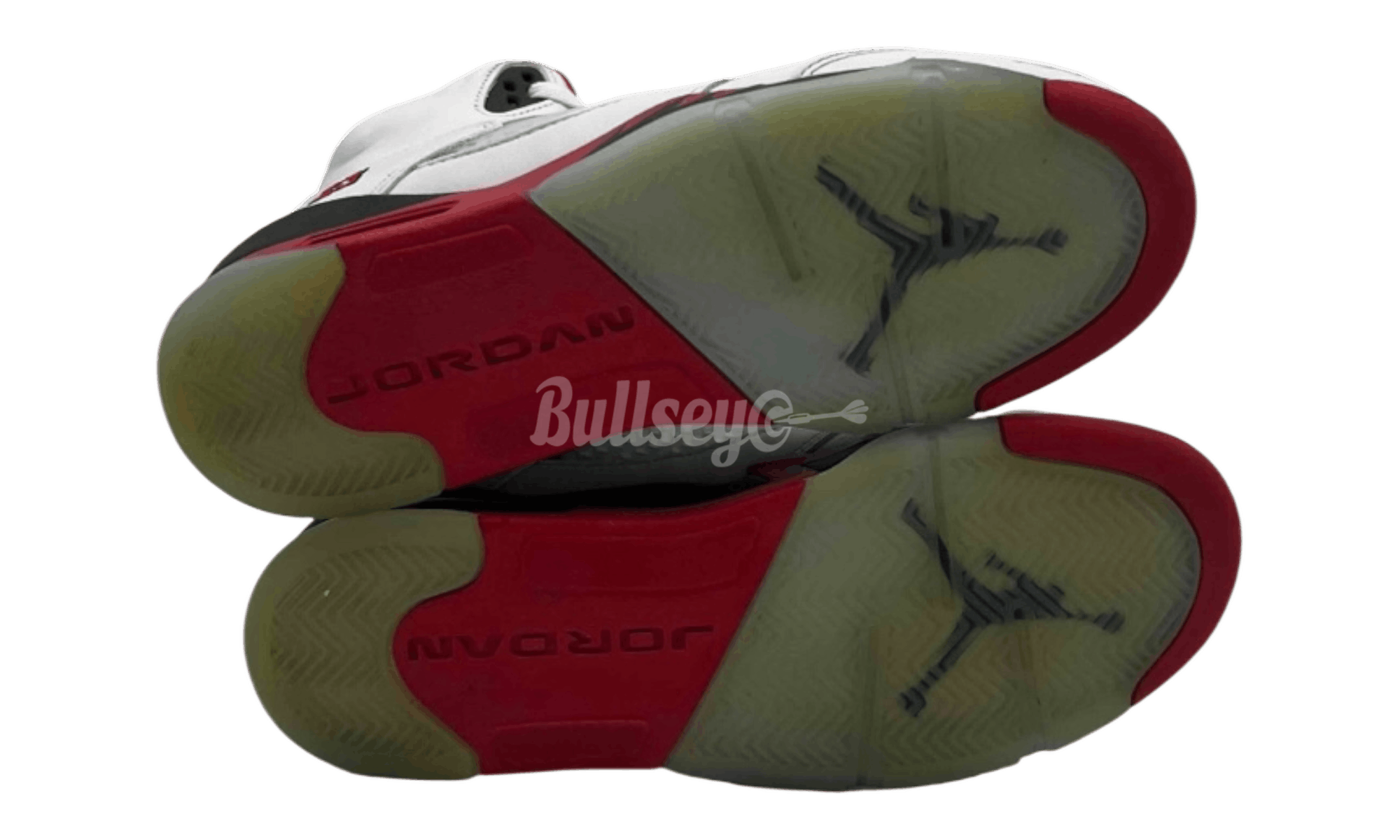 Jordan Brand Jordan 5 Retro Fire Red Black Tongue (2025) (GS) (PreOwned) Size US 6.5 / EU 39-40 - 6 Thumbnail