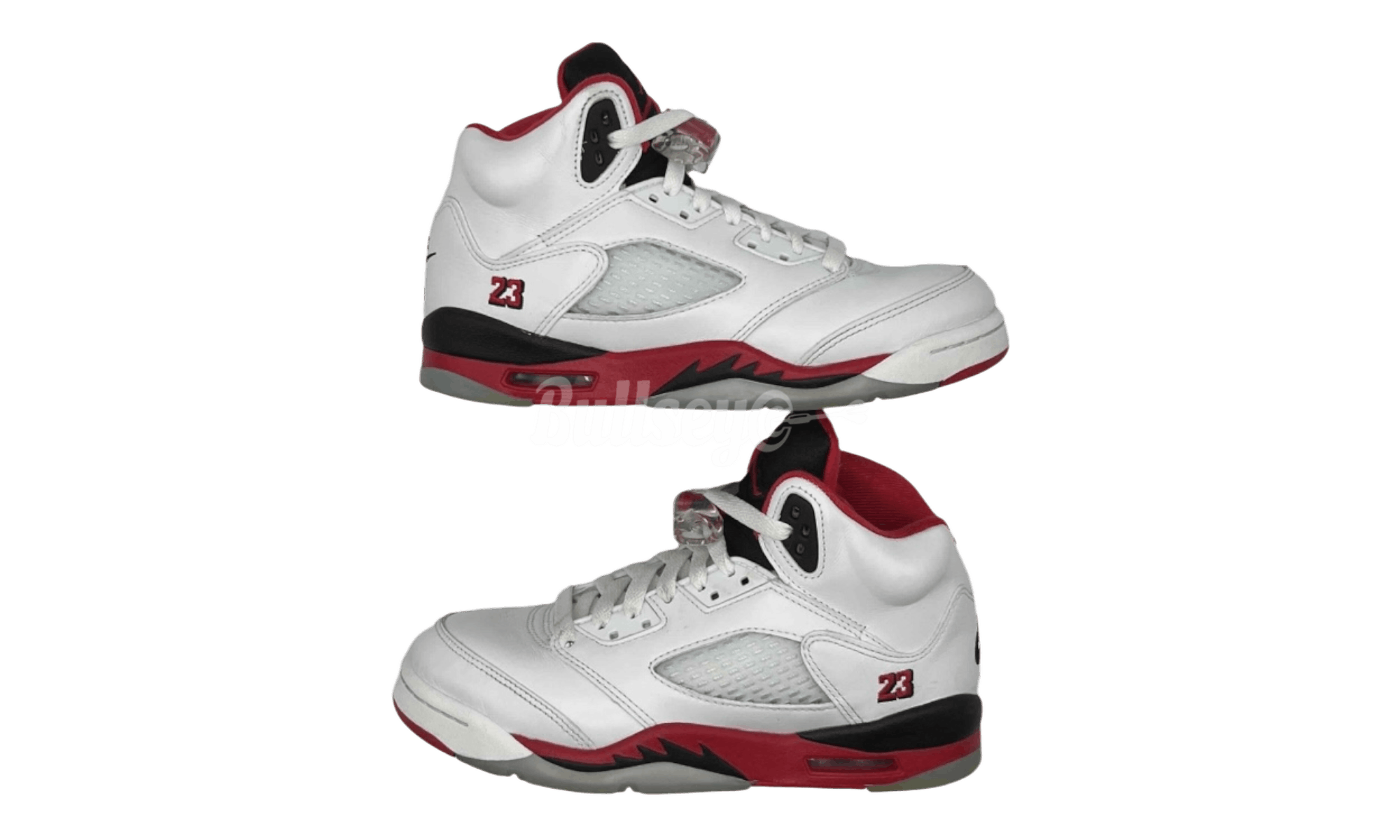 Jordan Brand Jordan 5 Retro Fire Red Black Tongue (2025) (GS) (PreOwned) Size US 6.5 / EU 39-40 - 2 Thumbnail