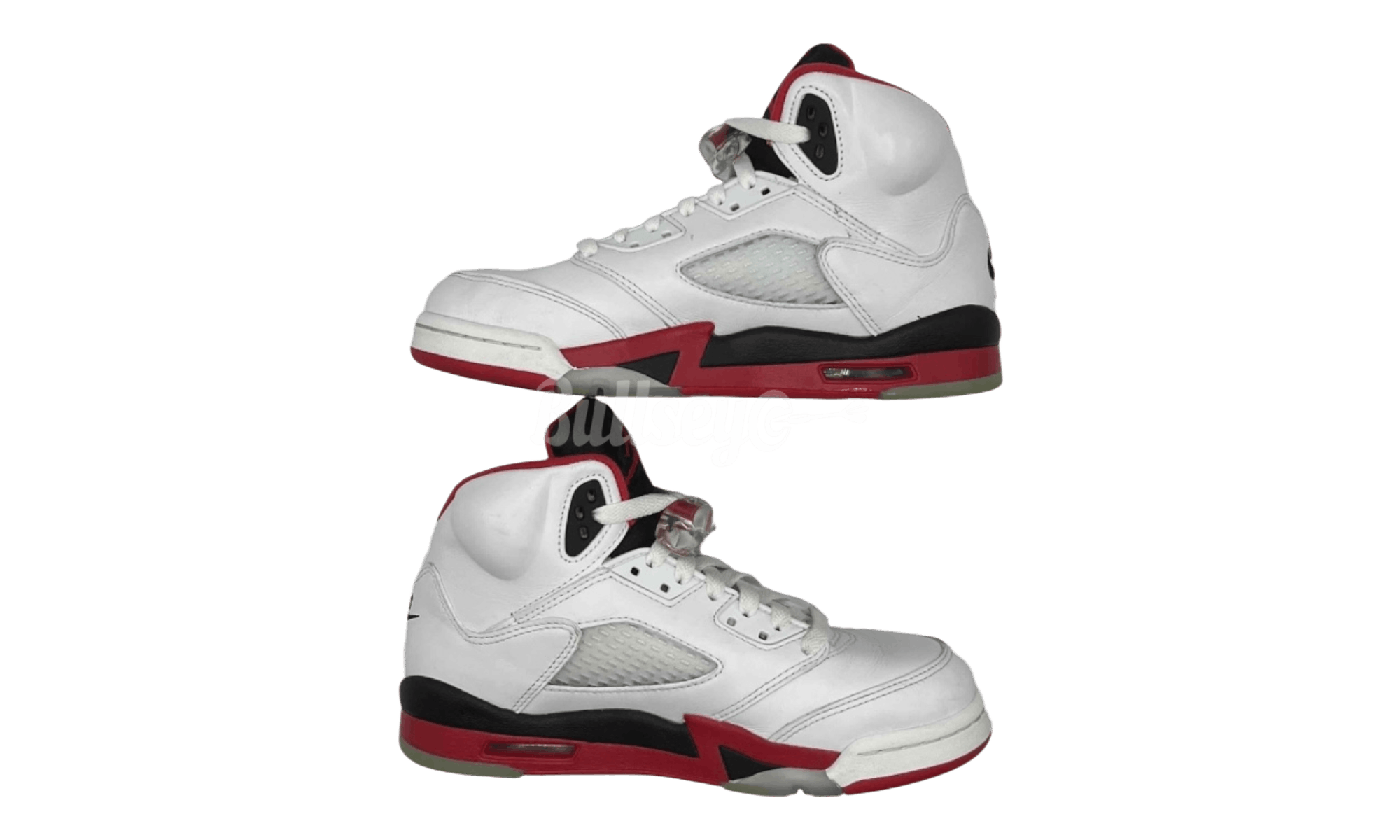 Jordan Brand Jordan 5 Retro Fire Red Black Tongue (2025) (GS) (PreOwned) Size US 6.5 / EU 39-40 - 3 Thumbnail