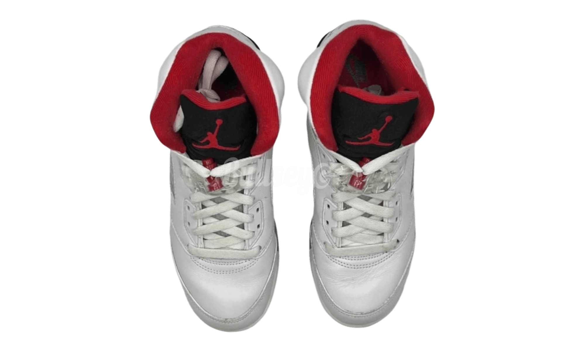 Jordan Brand Jordan 5 Retro Fire Red Black Tongue (2025) (GS) (PreOwned) Size US 6.5 / EU 39-40 - 4 Thumbnail