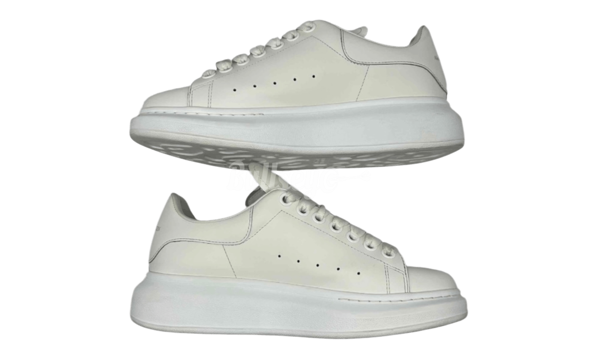 Alexander McQueen Overd Triple White (Women's) (PreOwned) Size US 5 / EU 37 - 3 Thumbnail