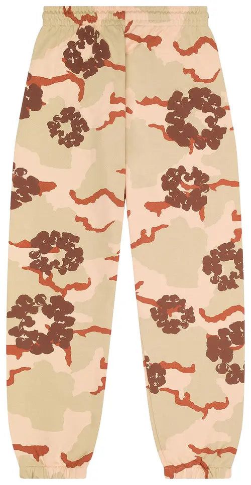 DENIM TEARS Wreath Sweatpants Desert Storm Camo - Tan Size US 34 / EU 50 - 2 Thumbnail