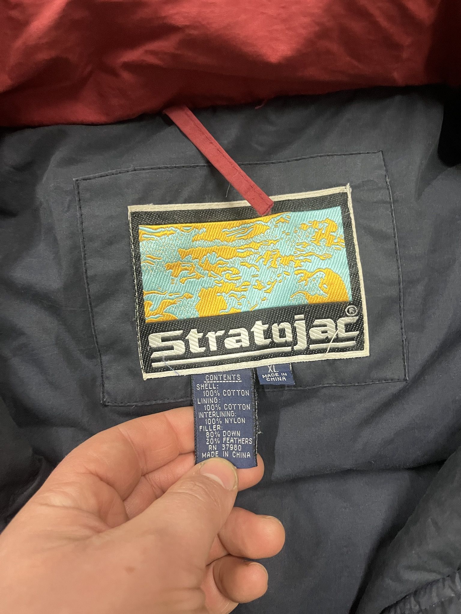 Carhartt × Vintage Vintage 1990s Stratojac Tech Cargo Puffer Jacket Size XL Size US XL / EU 56 / 4 - 3 Thumbnail