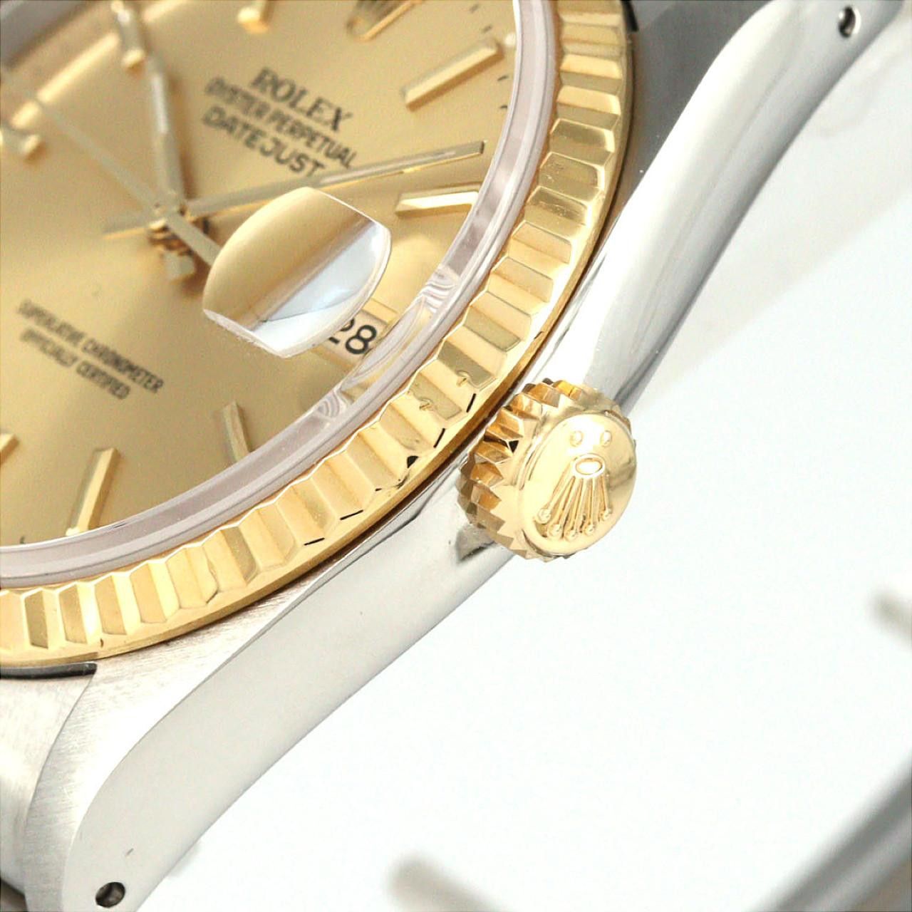 Rolex Rolex Rolex Datejust Stainless Steel x Yellow Gold Automatic Metal Automatic 16233 DUTY FREE for USA Size ONE SIZE - 4 Thumbnail