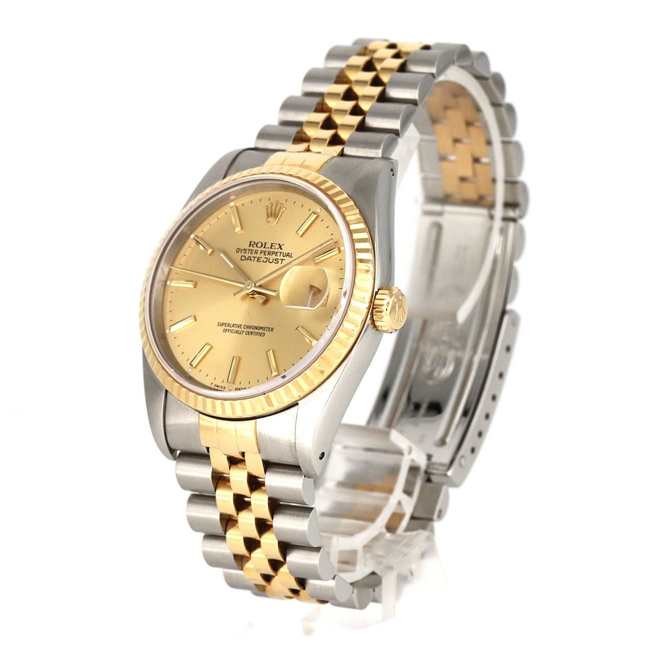 Rolex Rolex Rolex Datejust Stainless Steel x Yellow Gold Automatic Metal Automatic 16233 DUTY FREE for USA Size ONE SIZE - 2 Thumbnail