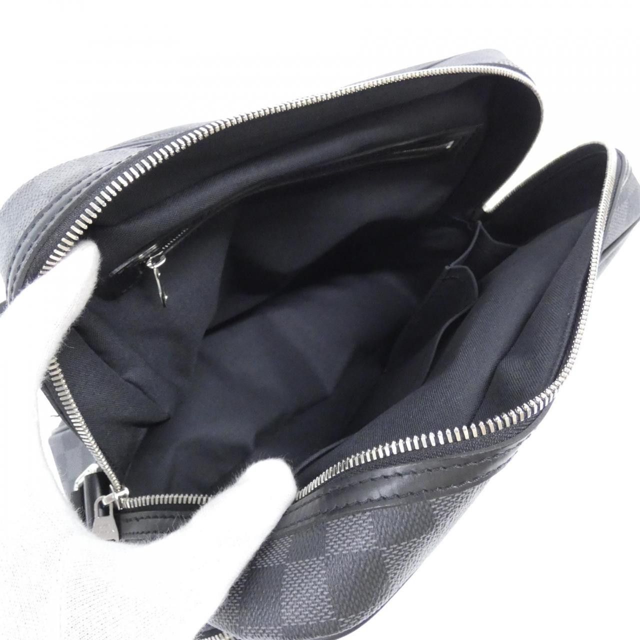 Louis Vuitton Louis Vuitton Louis Vuitton Damier Graphite Io Shoulder Bag Textile Shoulder Bag N45252 DUTY FREE for USA Size ONE SIZE - 8 Thumbnail