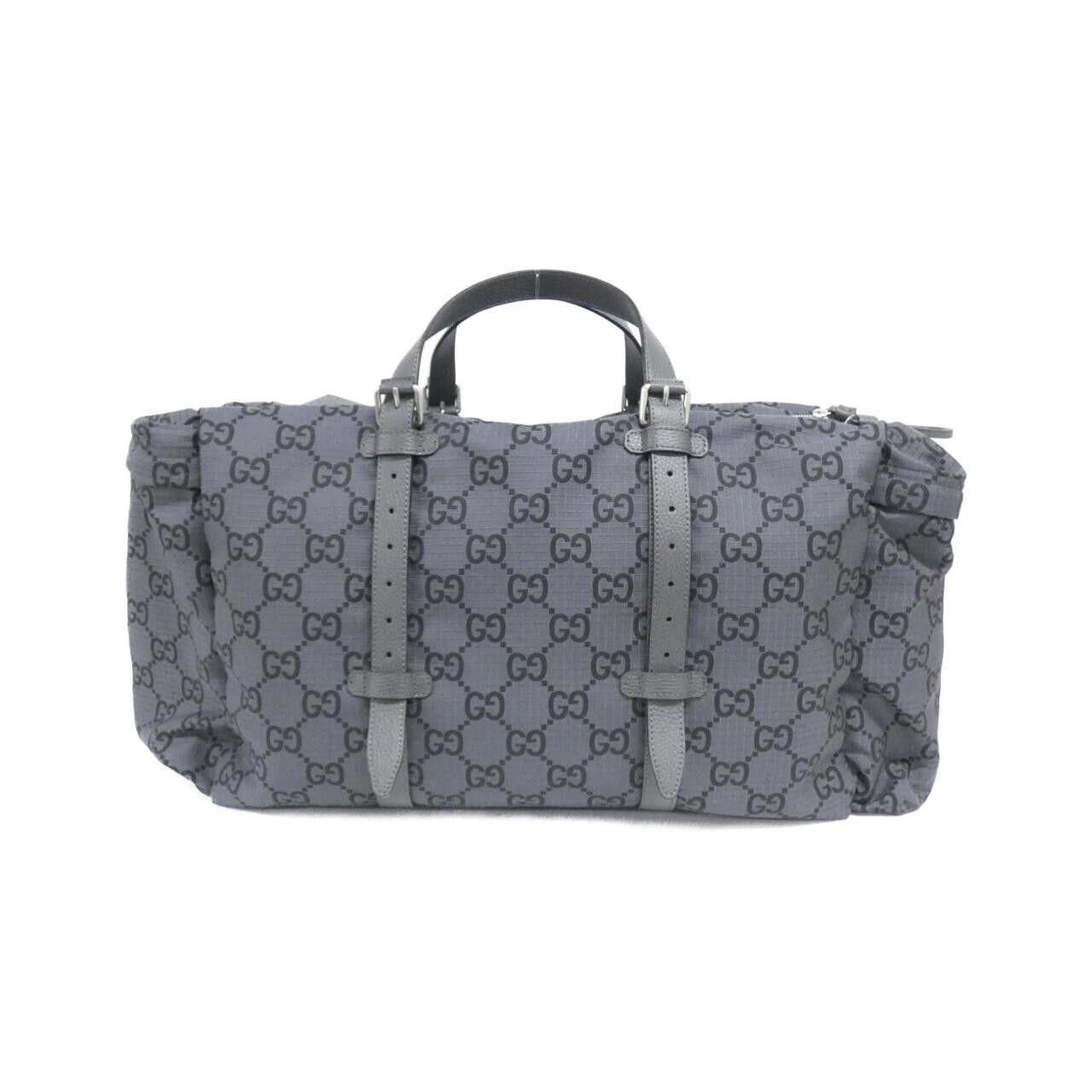 Gucci Gucci Gucci GG Recycled Polyester Boston Bag Textile Travel Bag 767935 FACPK DUTY FREE for USA Size ONE SIZE - 2 Thumbnail