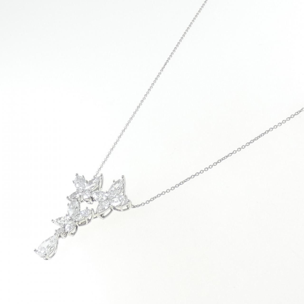 Harry Winston Harry Winston Harry Winston Platinum Diamond Necklace Precious Metal Necklace DUTY FREE for USA Size ONE SIZE - 2 Thumbnail