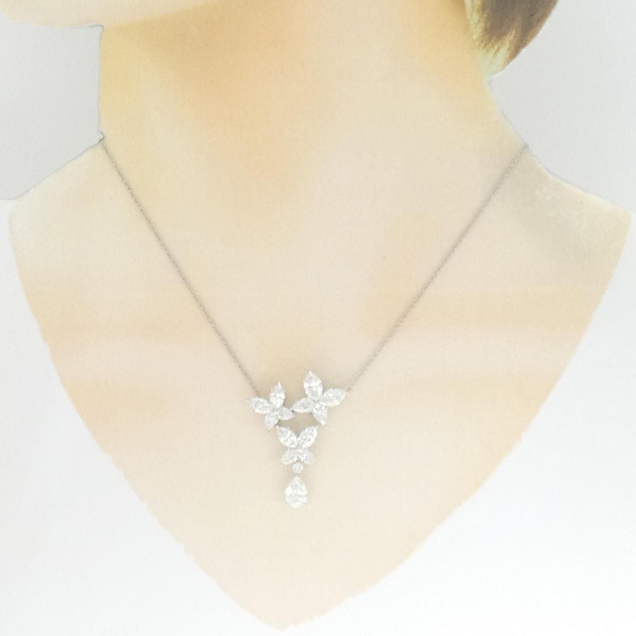 Harry Winston Harry Winston Harry Winston Platinum Diamond Necklace Precious Metal Necklace DUTY FREE for USA Size ONE SIZE - 6 Thumbnail