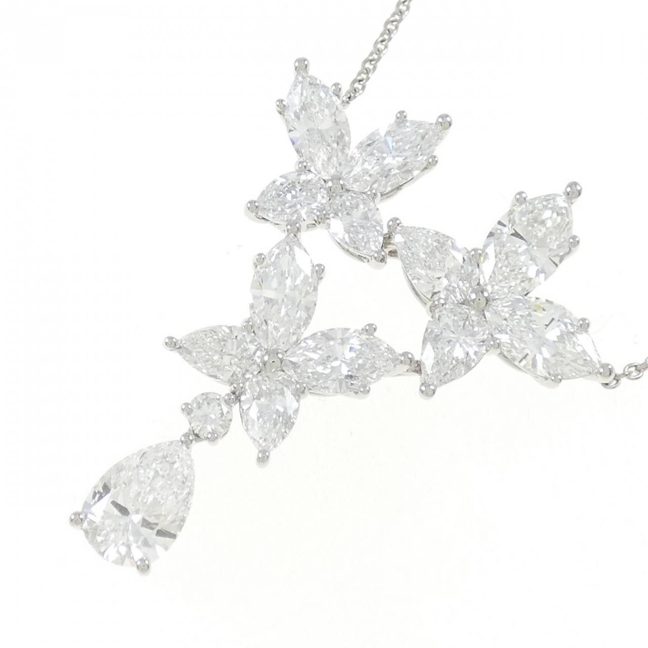 Harry Winston Harry Winston Harry Winston Platinum Diamond Necklace Precious Metal Necklace DUTY FREE for USA Size ONE SIZE - 3 Thumbnail
