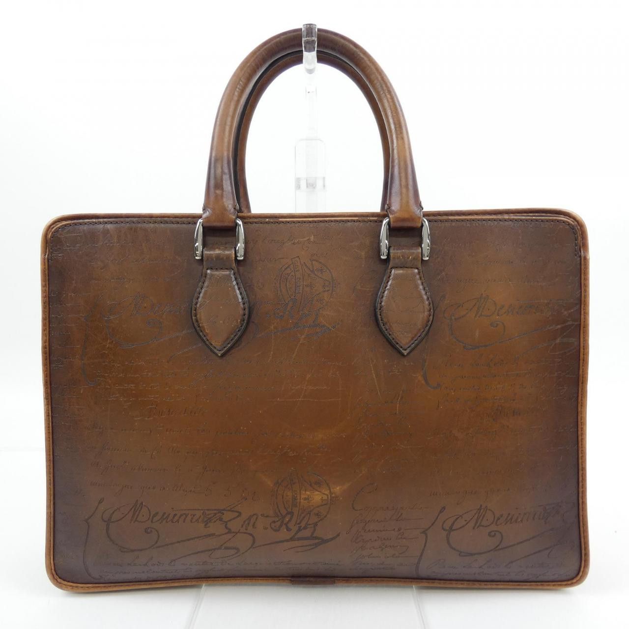 Berluti Berluti Berluti ANJOUR Small Scritto Leather Briefcase Leather Business Bag DUTY FREE for USA Size ONE SIZE - 3 Thumbnail