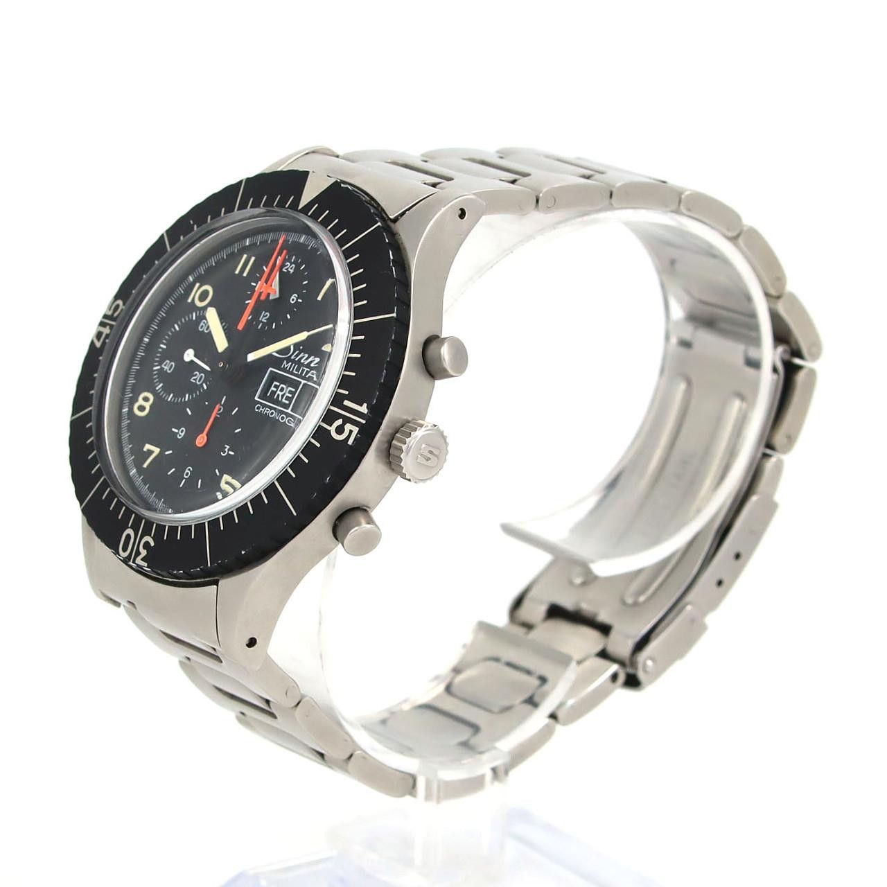 Other Other Sinn Military Chronograph Pacific Project Stainless Steel Chronograph Metal Automatic 156B DUTY FREE for USA Size ONE SIZE - 2 Thumbnail