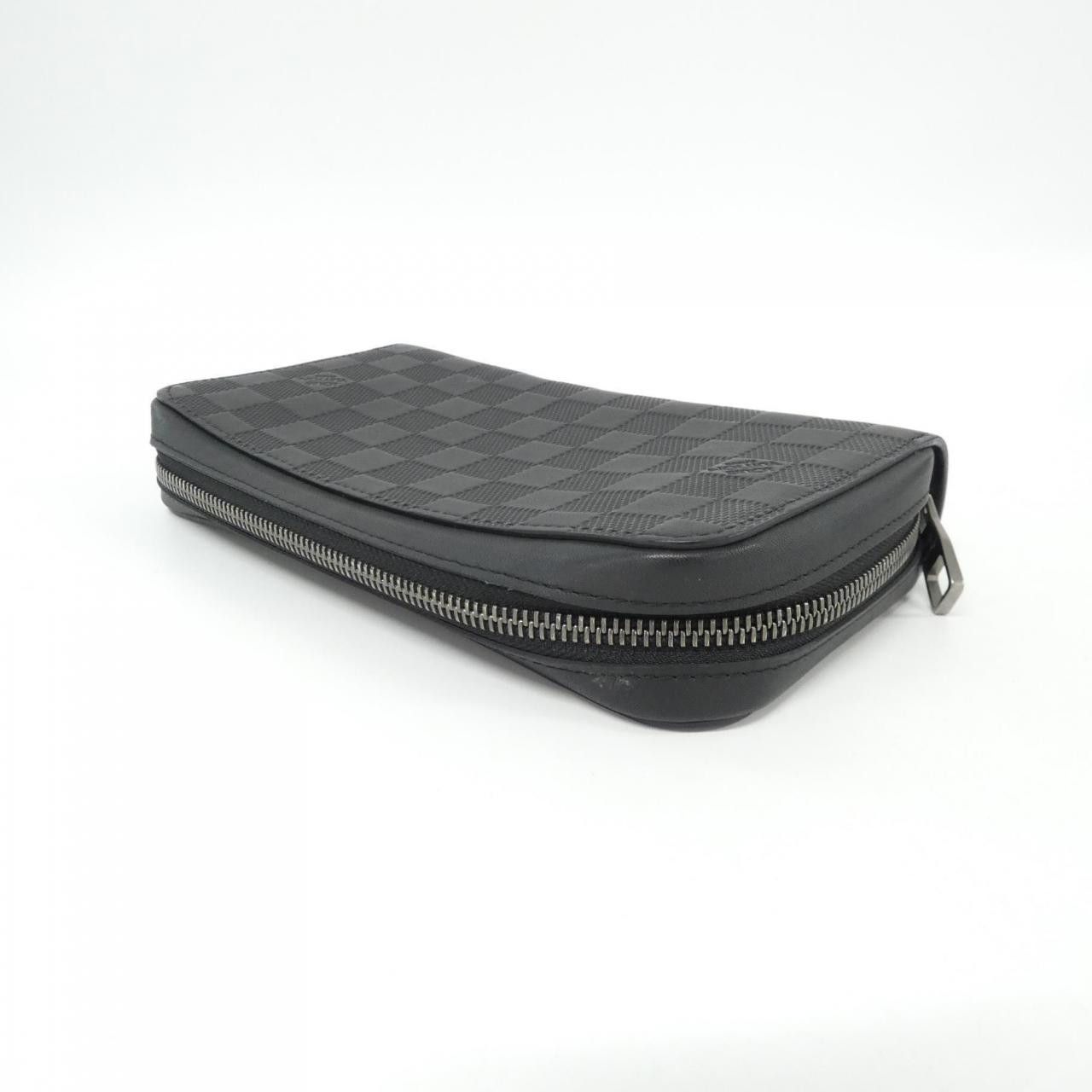 Louis Vuitton Louis Vuitton Louis Vuitton Zippy XL Damier Infini Long Wallet Textile Long Wallet N61254 DUTY FREE for USA Size ONE SIZE - 2 Thumbnail
