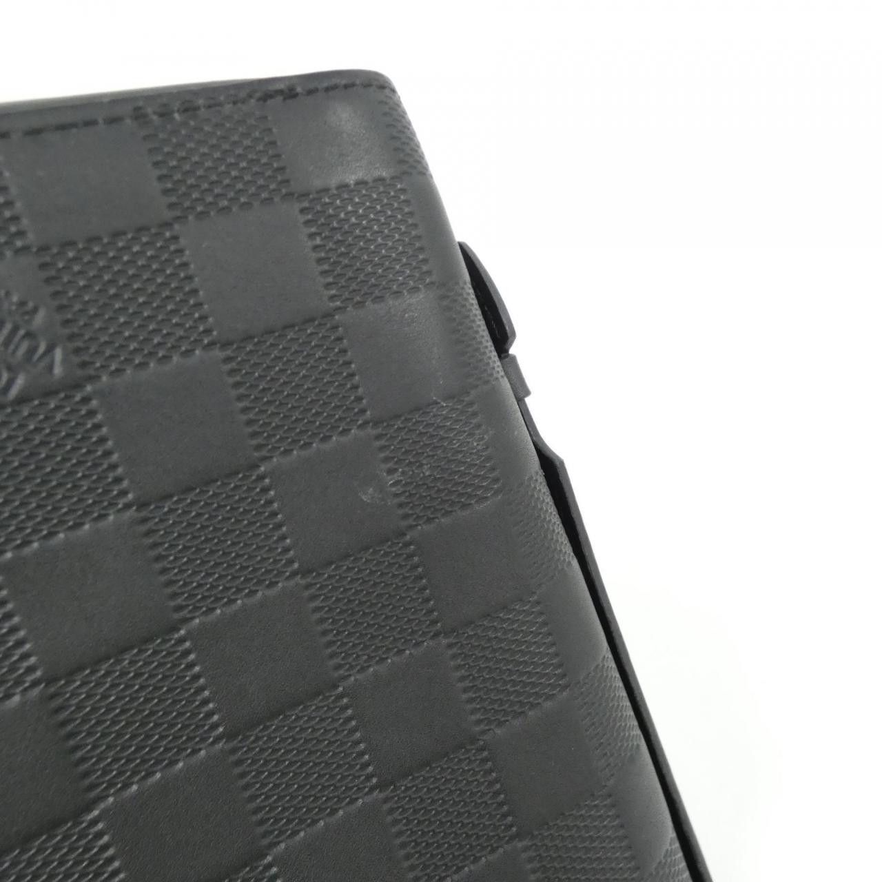 Louis Vuitton Louis Vuitton Louis Vuitton Zippy XL Damier Infini Long Wallet Textile Long Wallet N61254 DUTY FREE for USA Size ONE SIZE - 4 Thumbnail