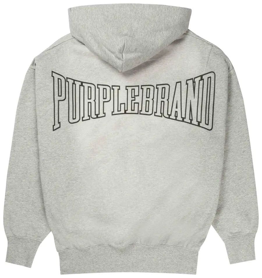 Purple Brand Pullover Hoodie Heather grey Size US L / EU 52-54 / 3 - 2 Thumbnail
