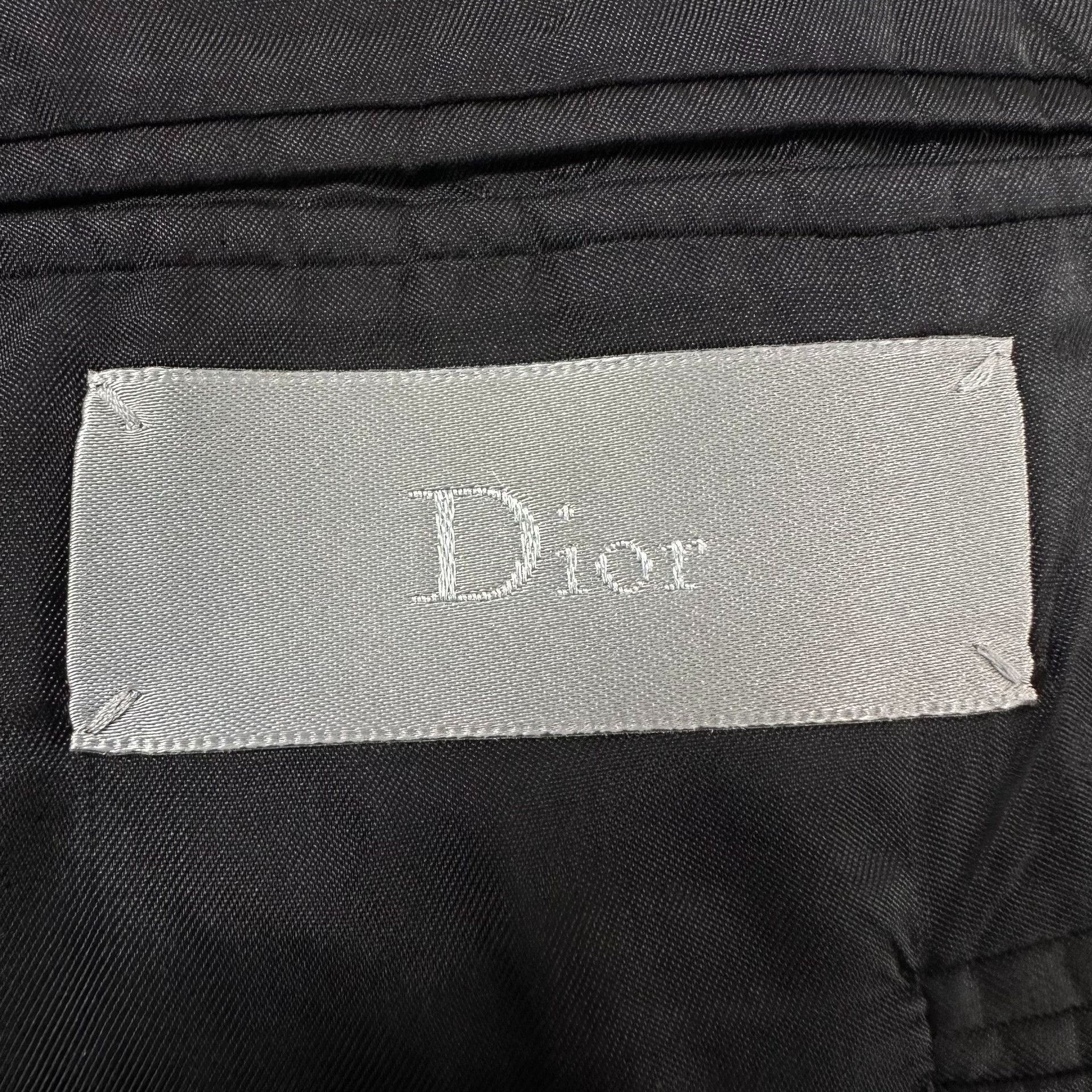 Dior Dior Black Peak Lapel Wool Suit Size US M / EU 48-50 / 2 - 4 Thumbnail