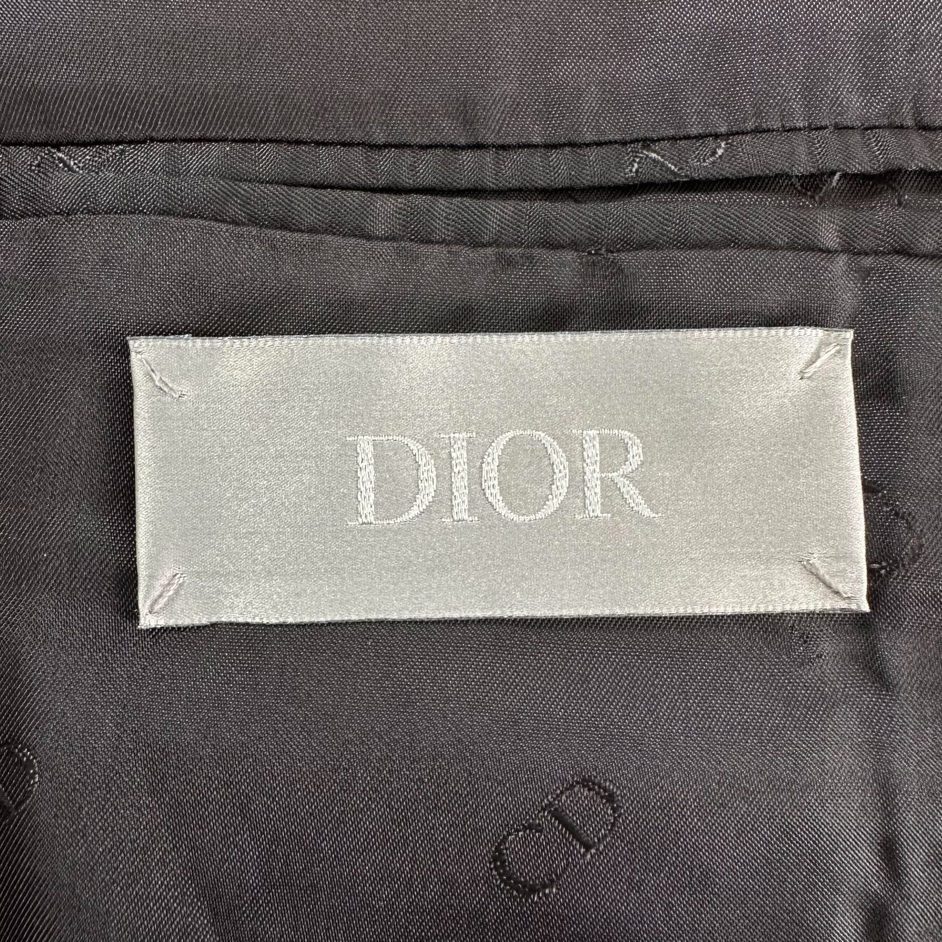 Dior Dior Black Peak Lapel Rhinestone Bee Suit Size US S / EU 44-46 / 1 - 4 Thumbnail